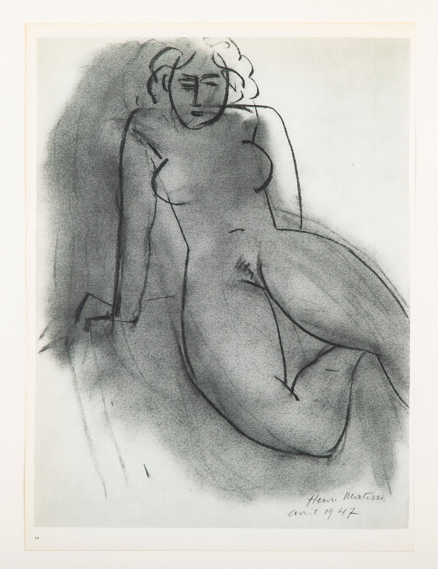 Four Lithographs from "The Last Works of Henri Matisse" Verve