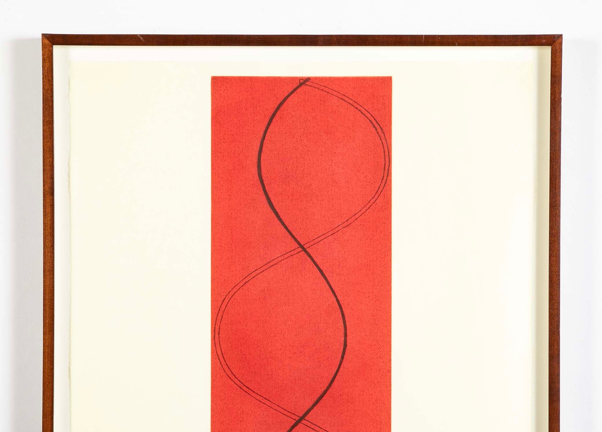 "Four Columns ( I, II, III, IV )" 4 Etchings with Aquatint by Robert Mangold