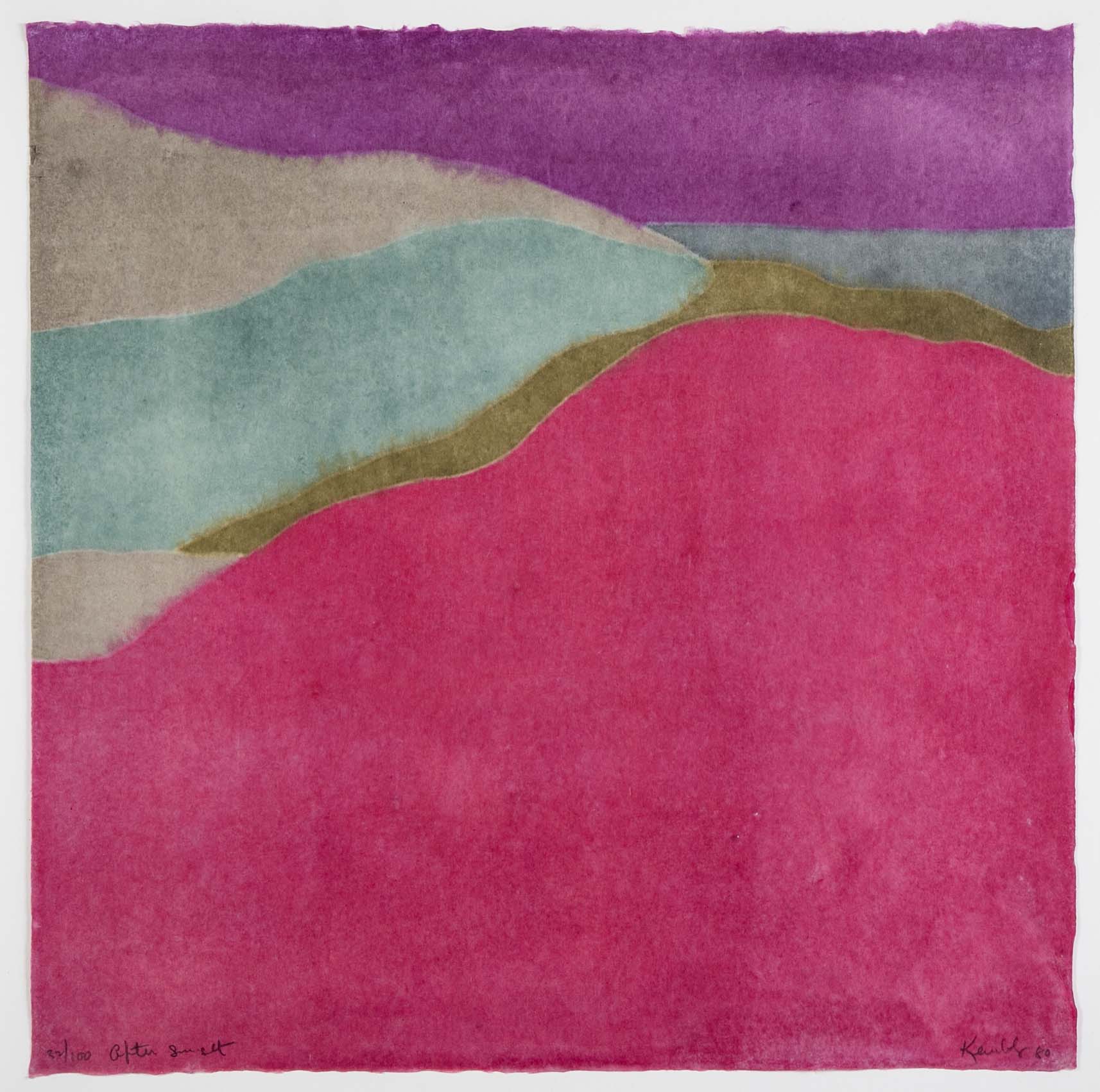 "After Sunset" Serigraph in Colors by Richard Kemble