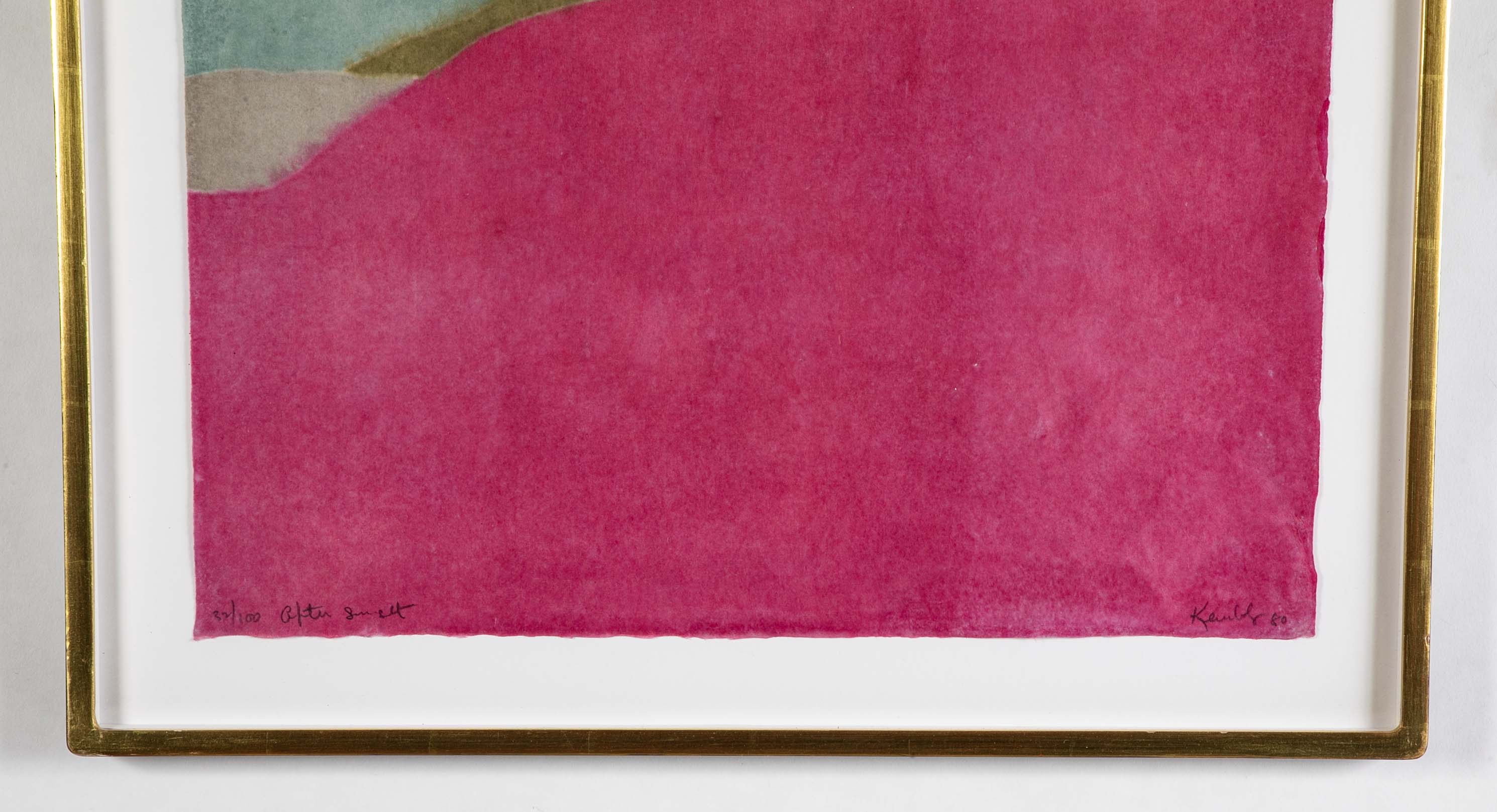 "After Sunset" Serigraph in Colors by Richard Kemble