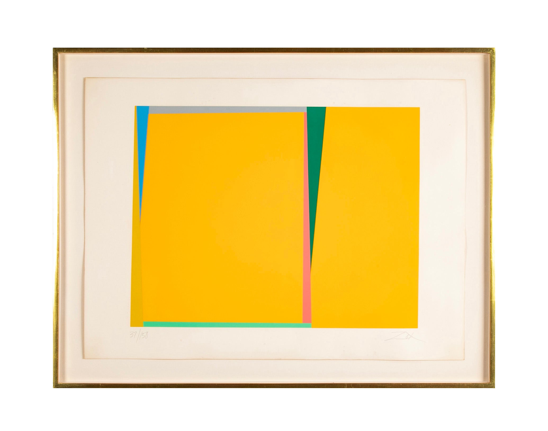 Late 20th Century Untitled Screenprint by Larry Zox