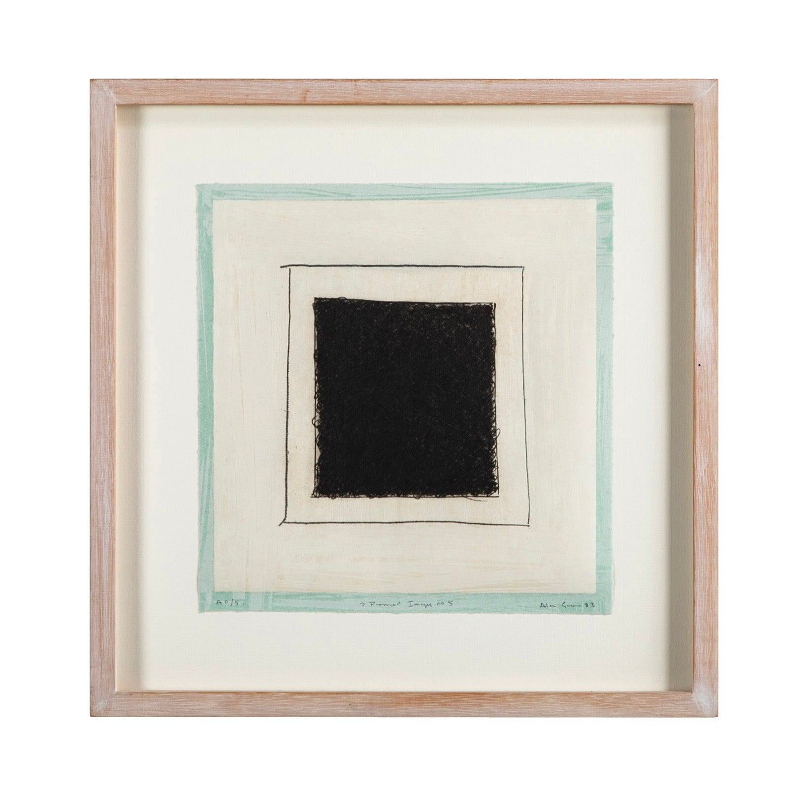 "Framed Image # 5" AP Lithograph by British Artist Alan Green