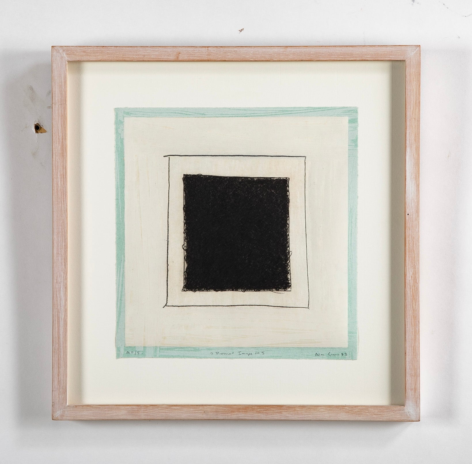 "Framed Image # 5" AP Lithograph by British Artist Alan Green