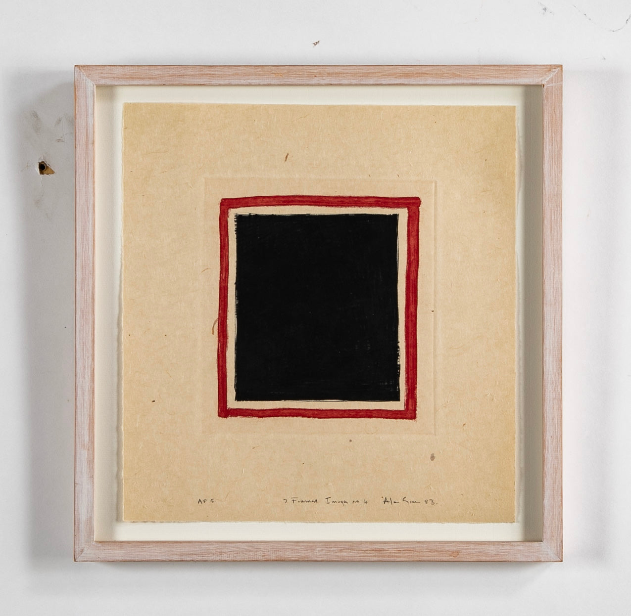 "Framed Image # 4" AP Lithograph by British Artist Alan Green