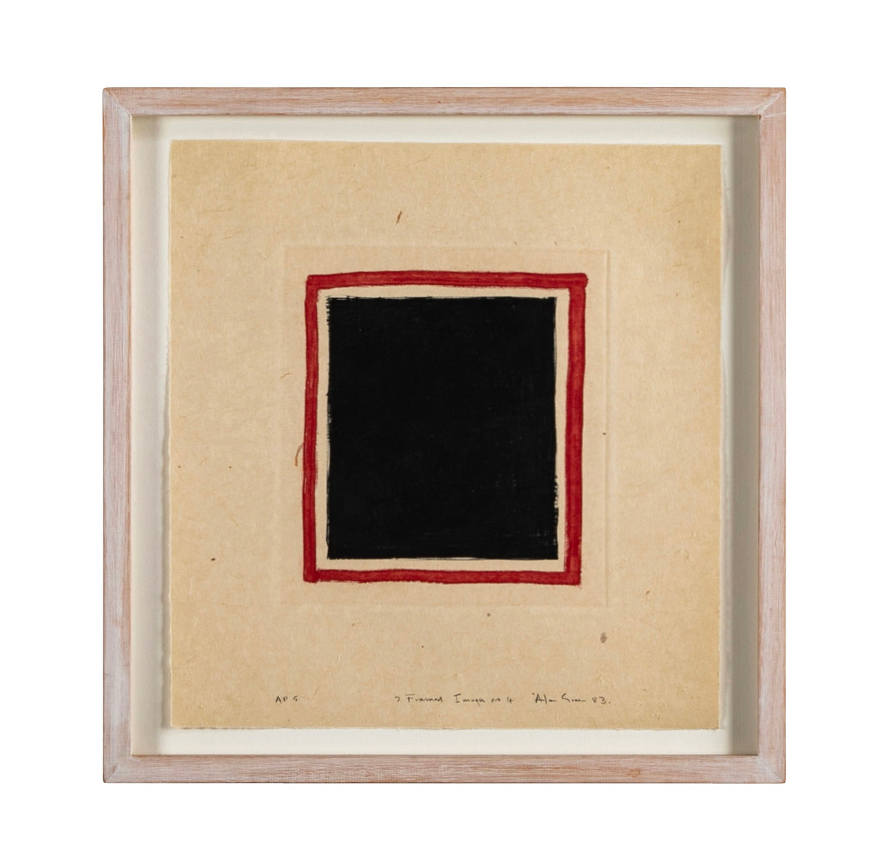 "Framed Image # 4" AP Lithograph by British Artist Alan Green