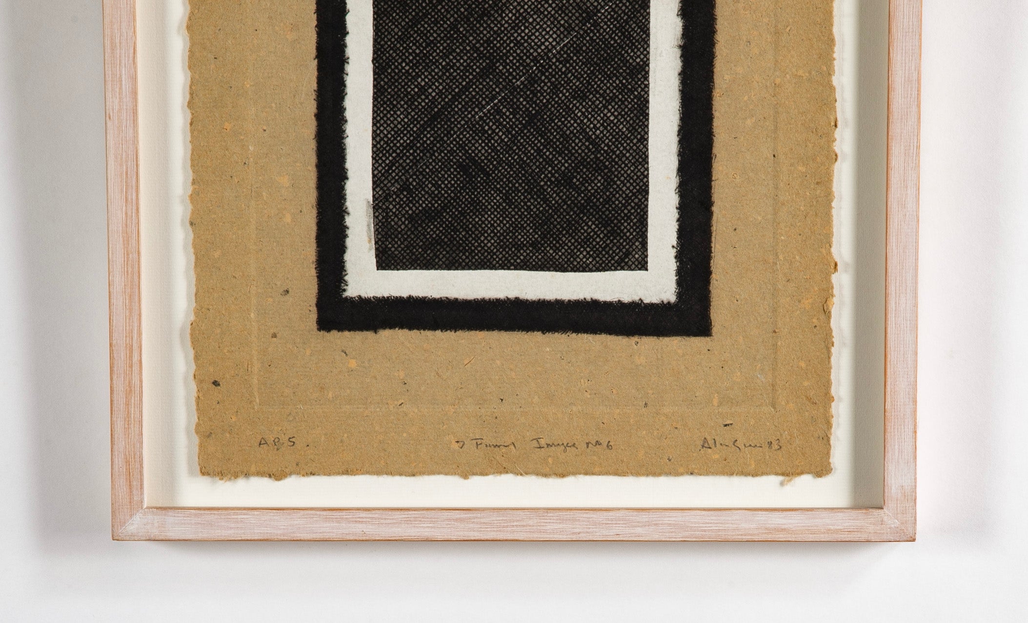 "Framed Image # 6" AP Lithograph by British Artist Alan Green
