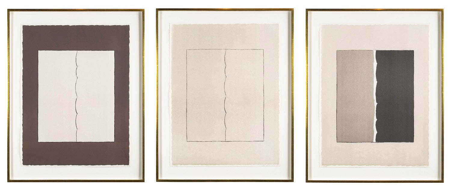 Three Color Lithographs by Swiss Artist Matias Spescha