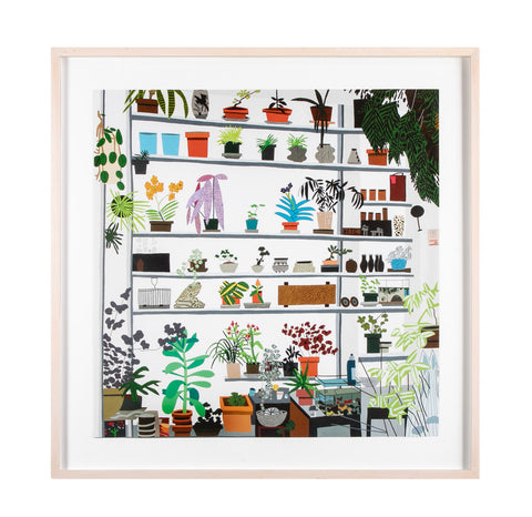 Jonas Wood Large Shelf Still Life Offset Lithograph