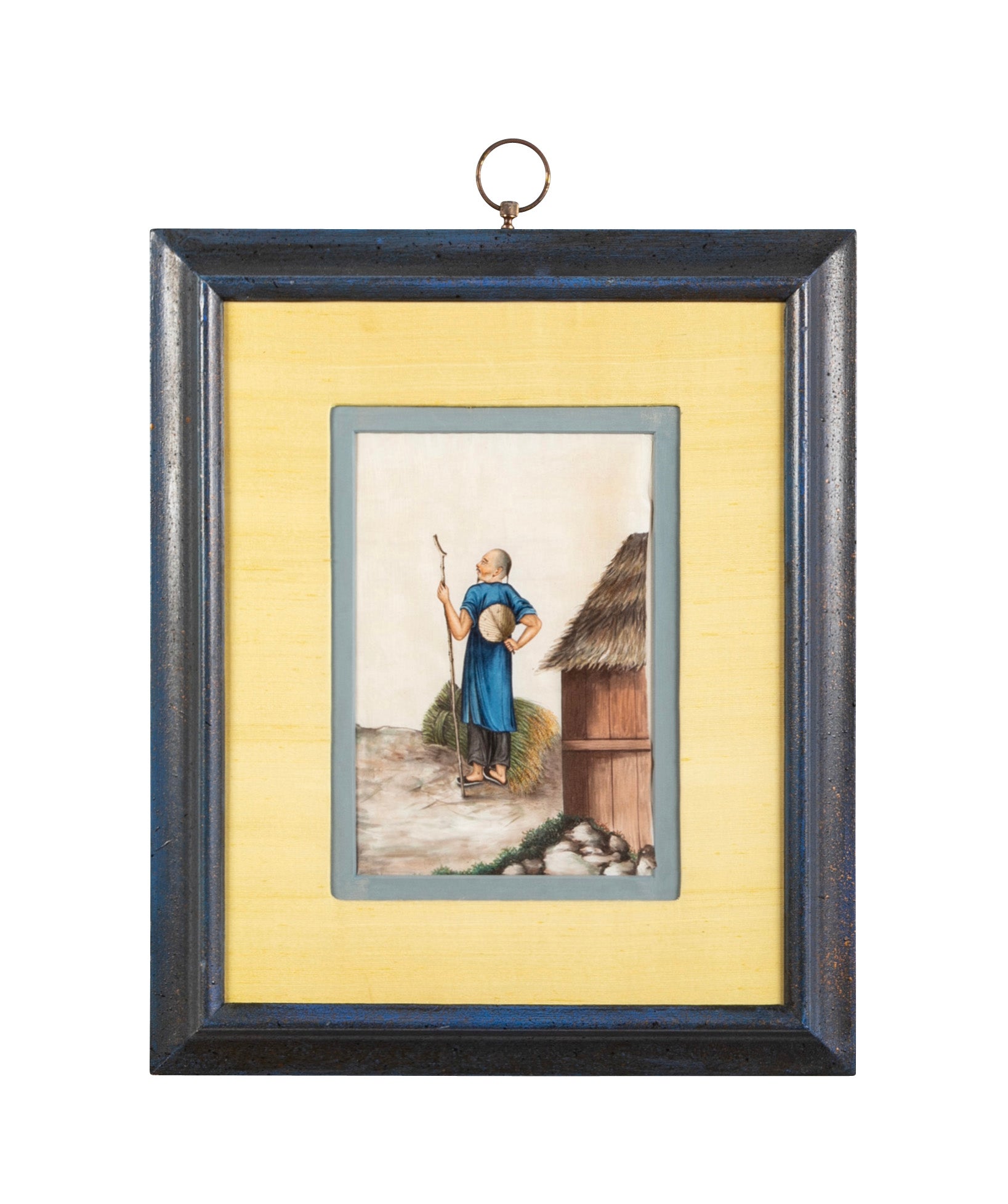 Seven Paintings of Pastoral Characters for the China Trade