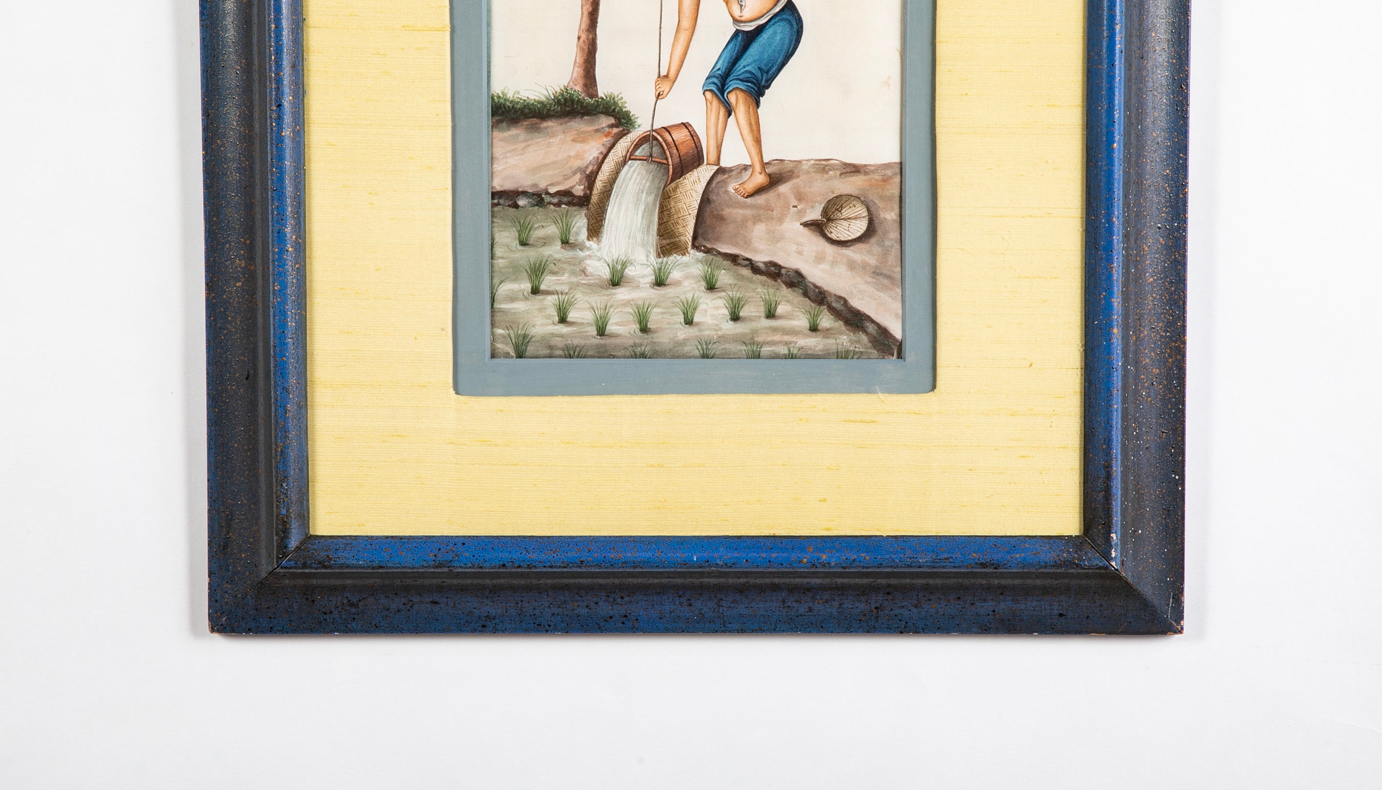 Seven Paintings of Pastoral Characters for the China Trade