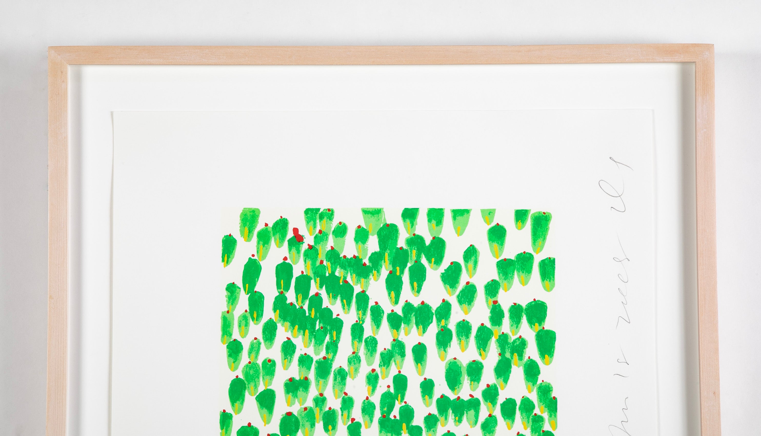 "Wallflowers" Serigraph of Flowers by Donald Sultan