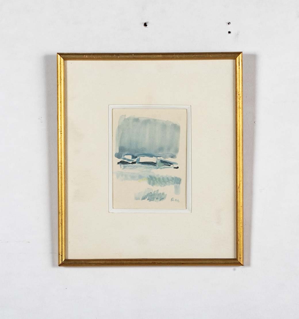 Two Aquarelle & Gouache Landscapes by Roger Muhl