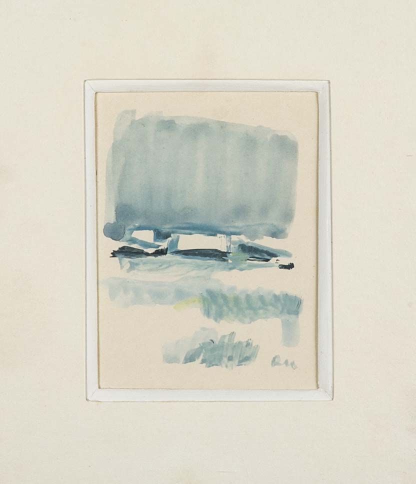 Two Aquarelle & Gouache Landscapes by Roger Muhl