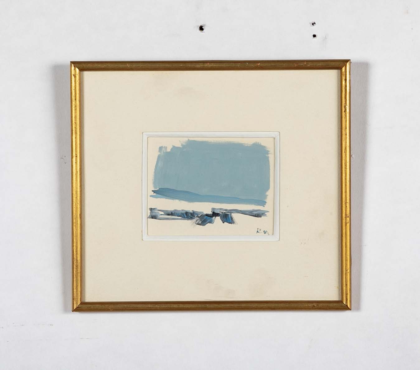 Two Aquarelle & Gouache Landscapes by Roger Muhl
