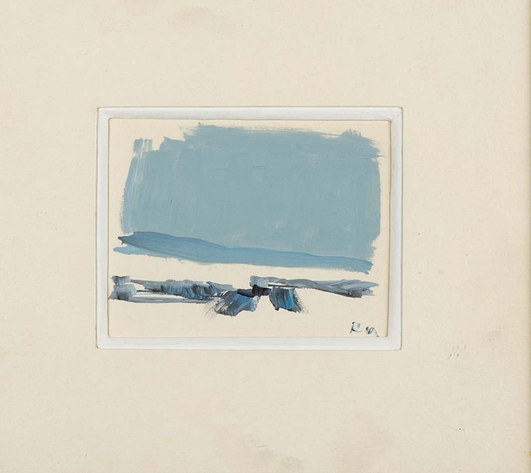 Two Aquarelle & Gouache Landscapes by Roger Muhl