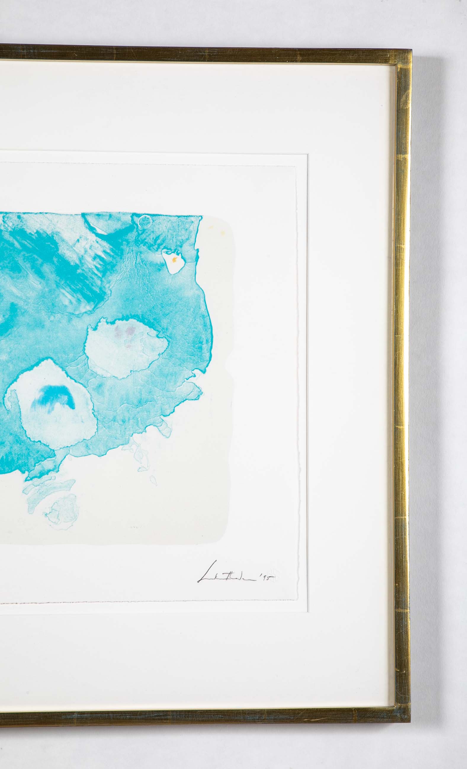 "Reflection VII" Color Lithograph by Helen Frankenthaler