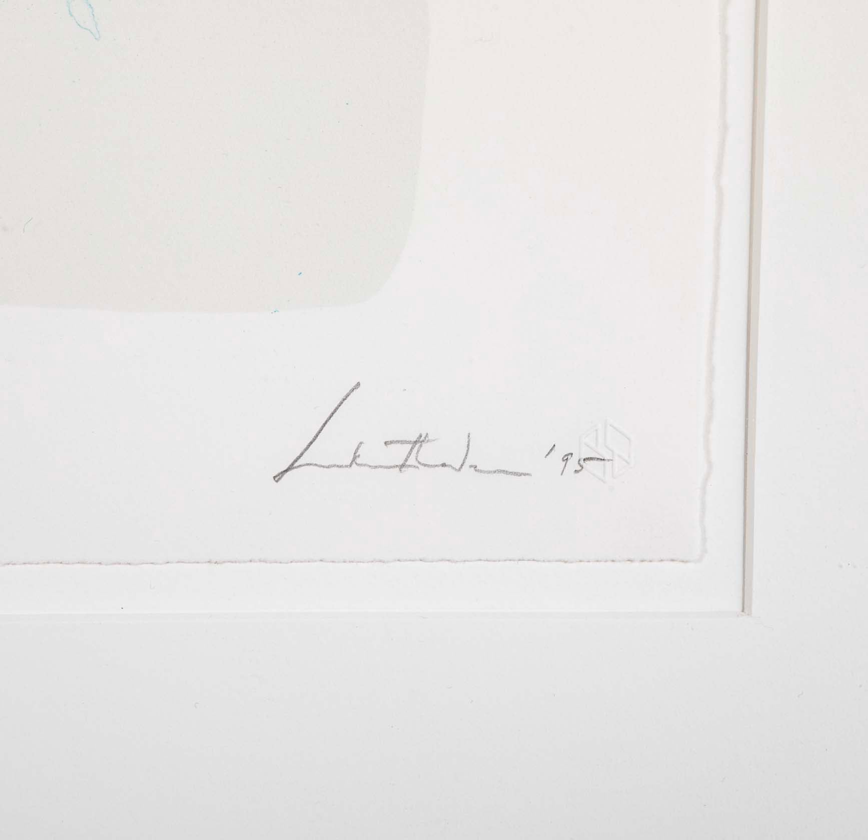 "Reflection VII" Color Lithograph by Helen Frankenthaler