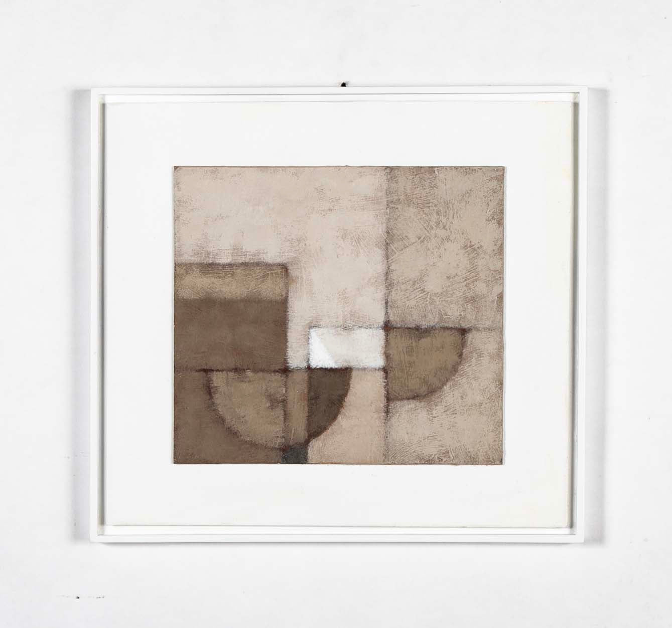 Terry Whybrow "Painting 1410" Oil on Cardboard from The Harbour Series