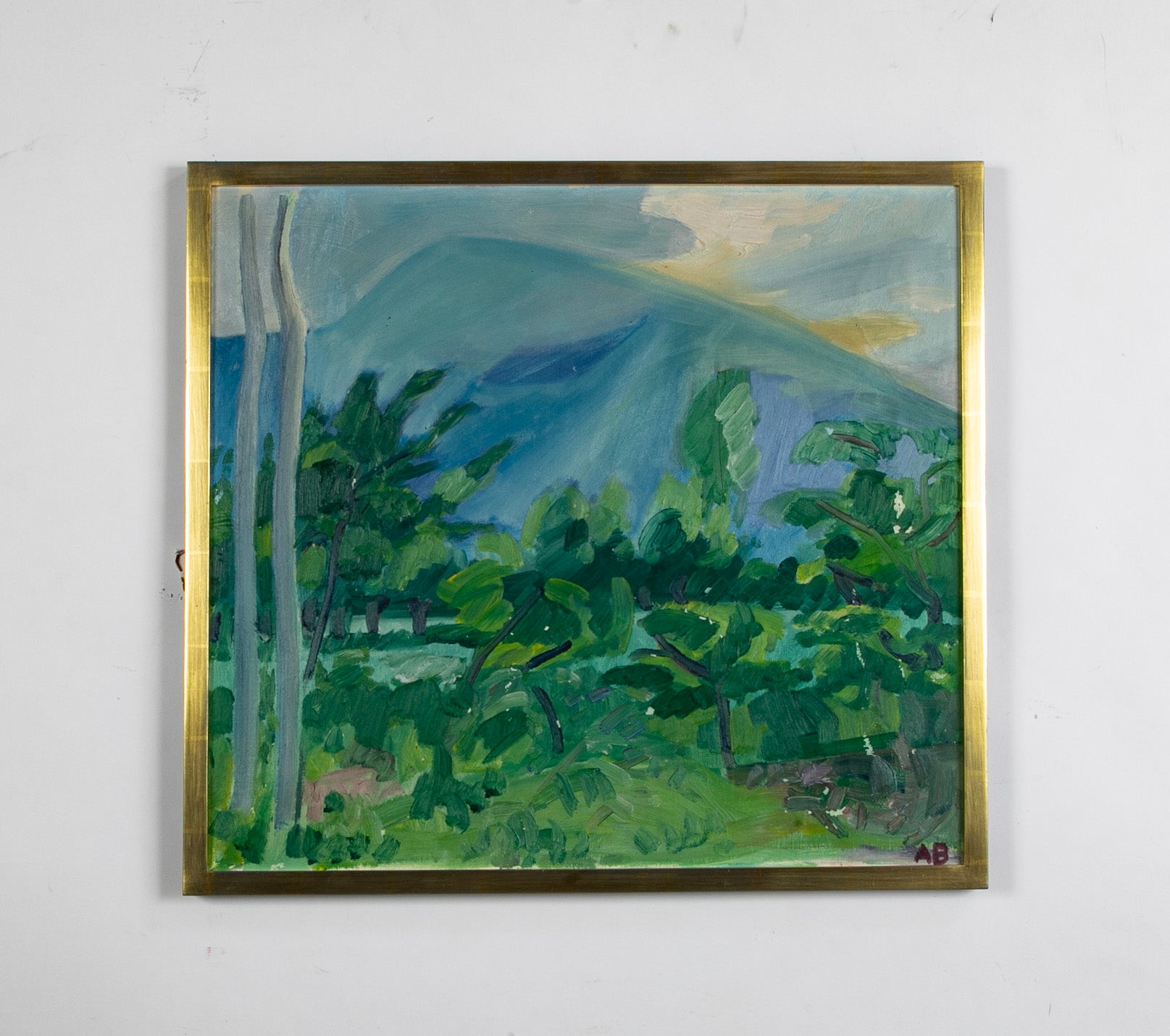 "Marlia Prov de Luca" Oil on Canvas by Danish Artist Axel Bentzen