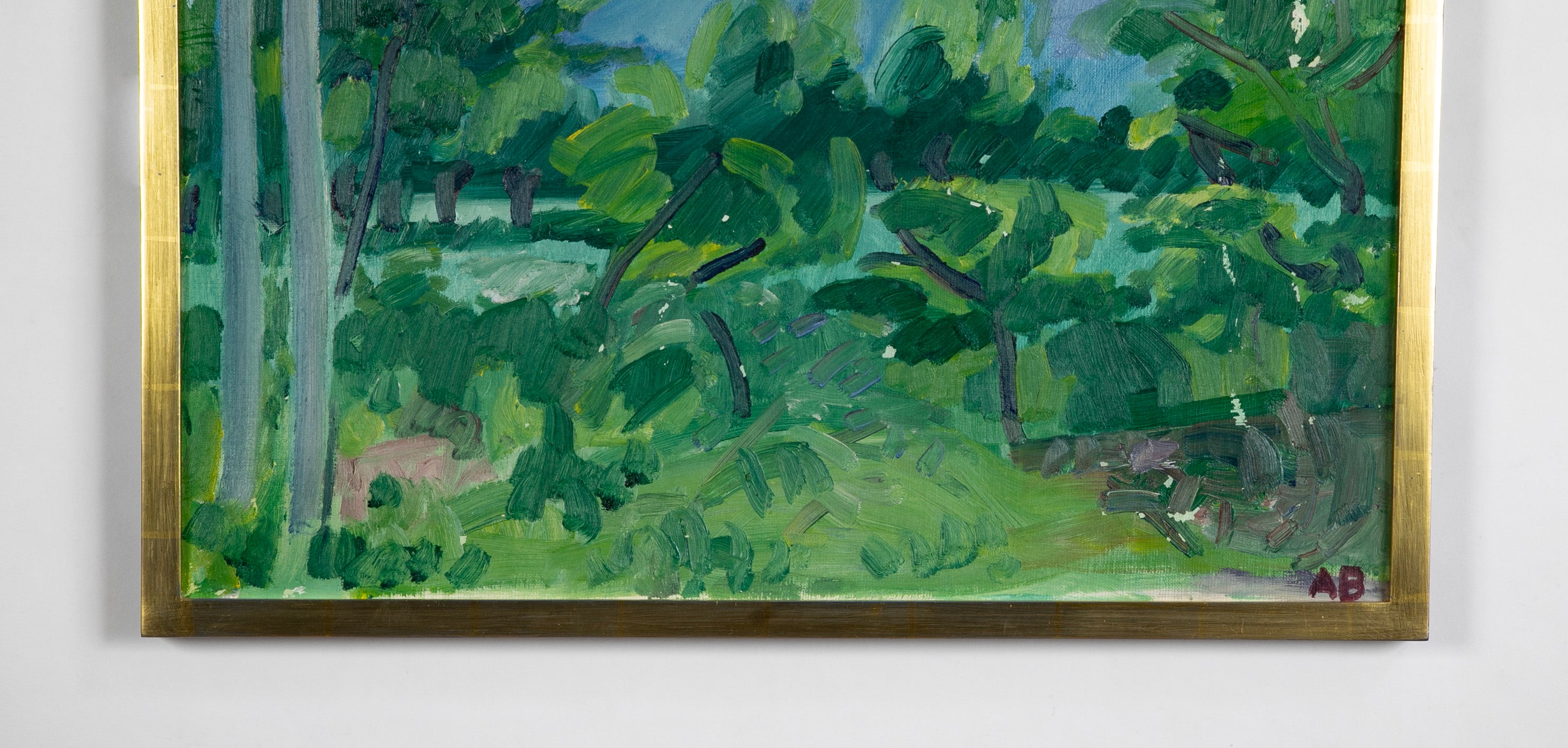 "Marlia Prov de Luca" Oil on Canvas by Danish Artist Axel Bentzen