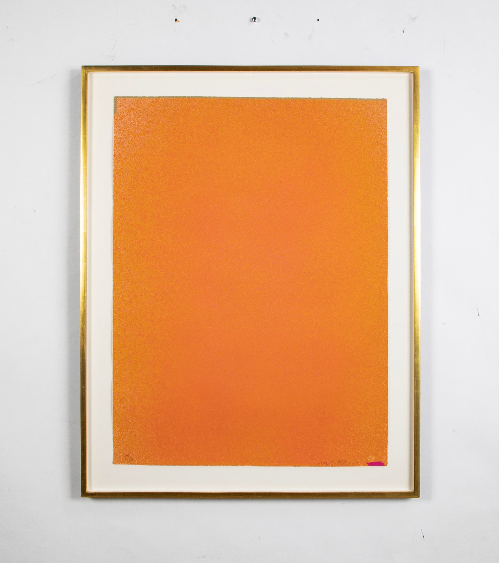 Jules Olitski "Magenta / Orange with Tan" from "Graphics Suite # 1"
