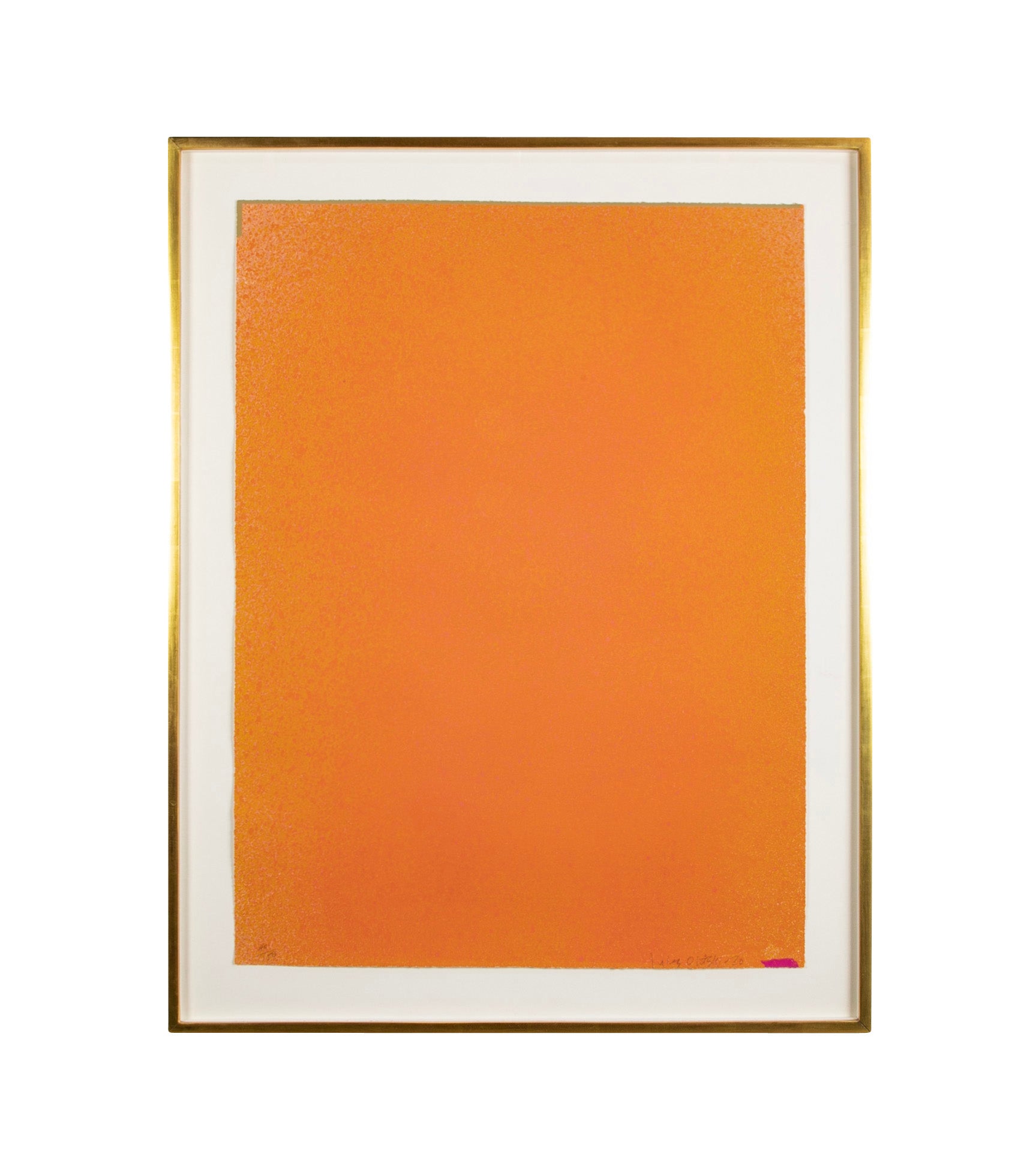 Jules Olitski "Magenta / Orange with Tan" from "Graphics Suite # 1"