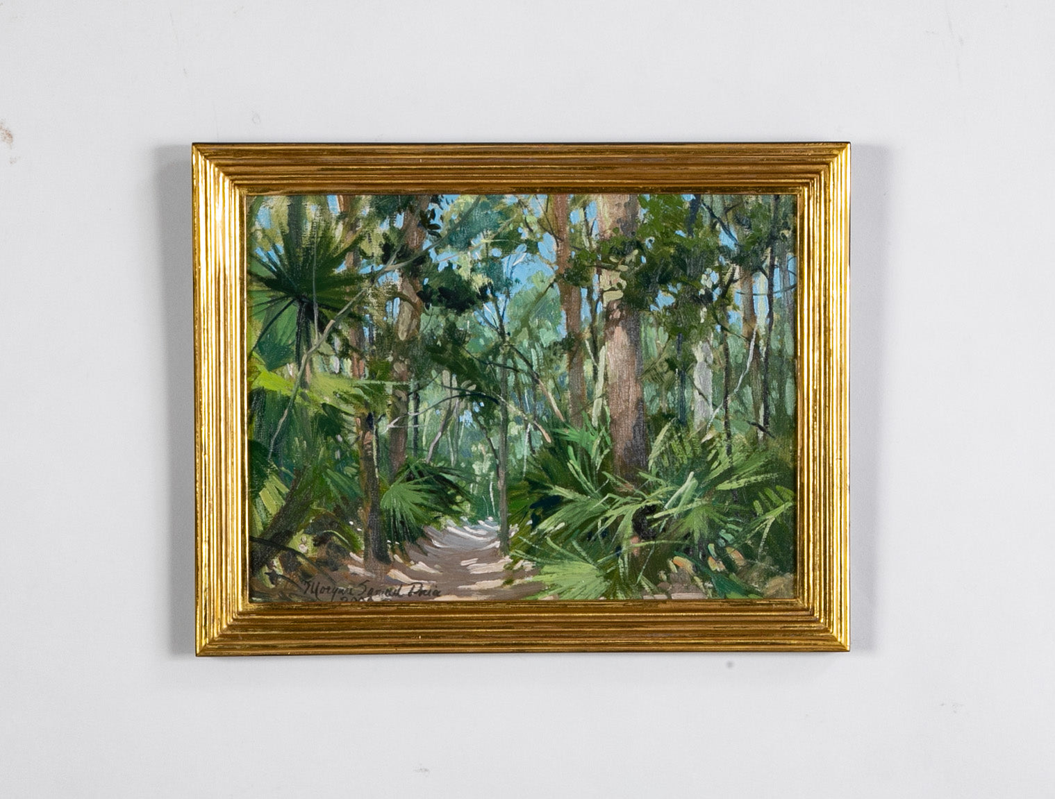 A Pair of Oil on Board Paintings by American Artist Morgan Samuel Price