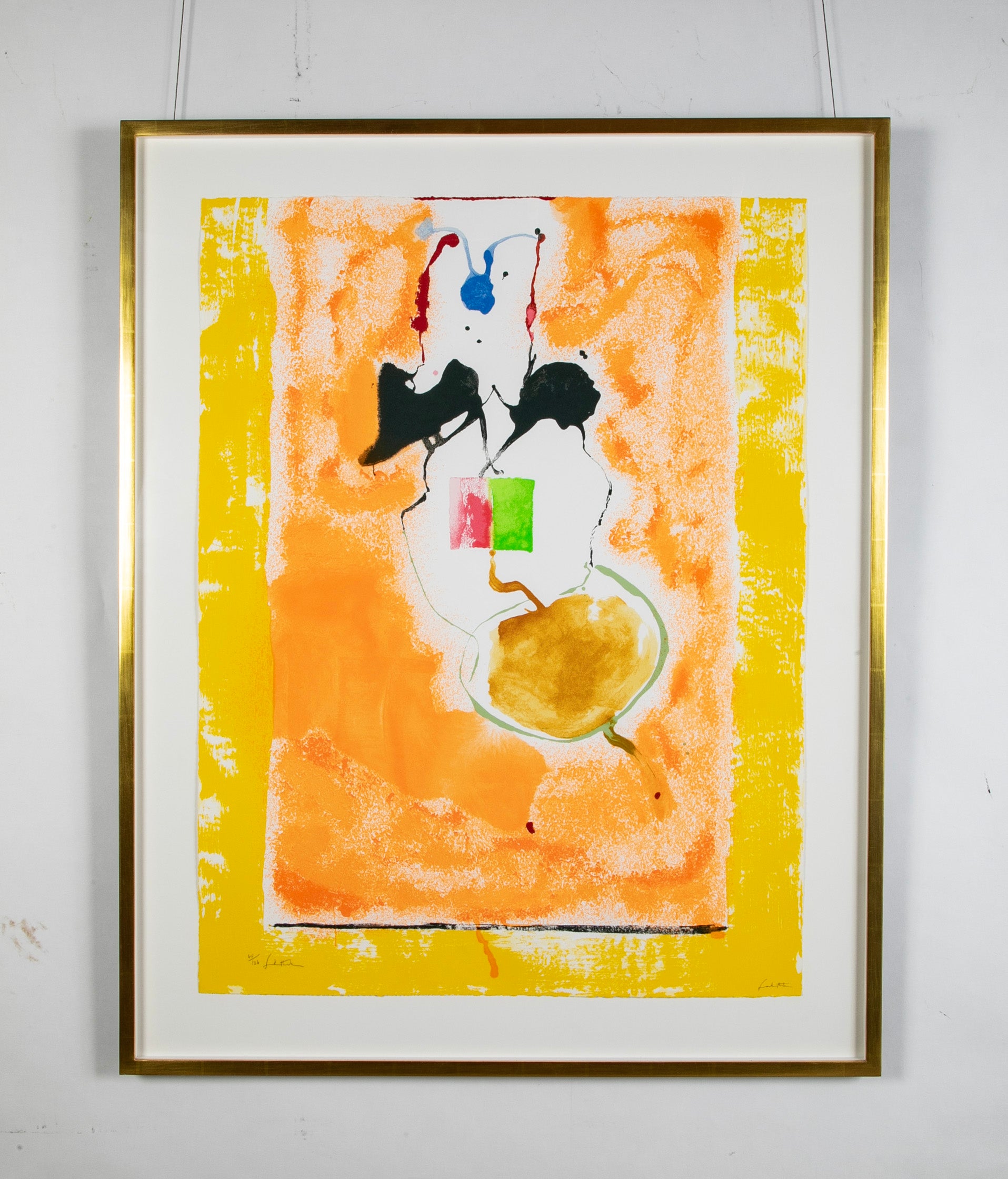 "Solar Imp" Screenprint in Colors by Helen Frankenthaler