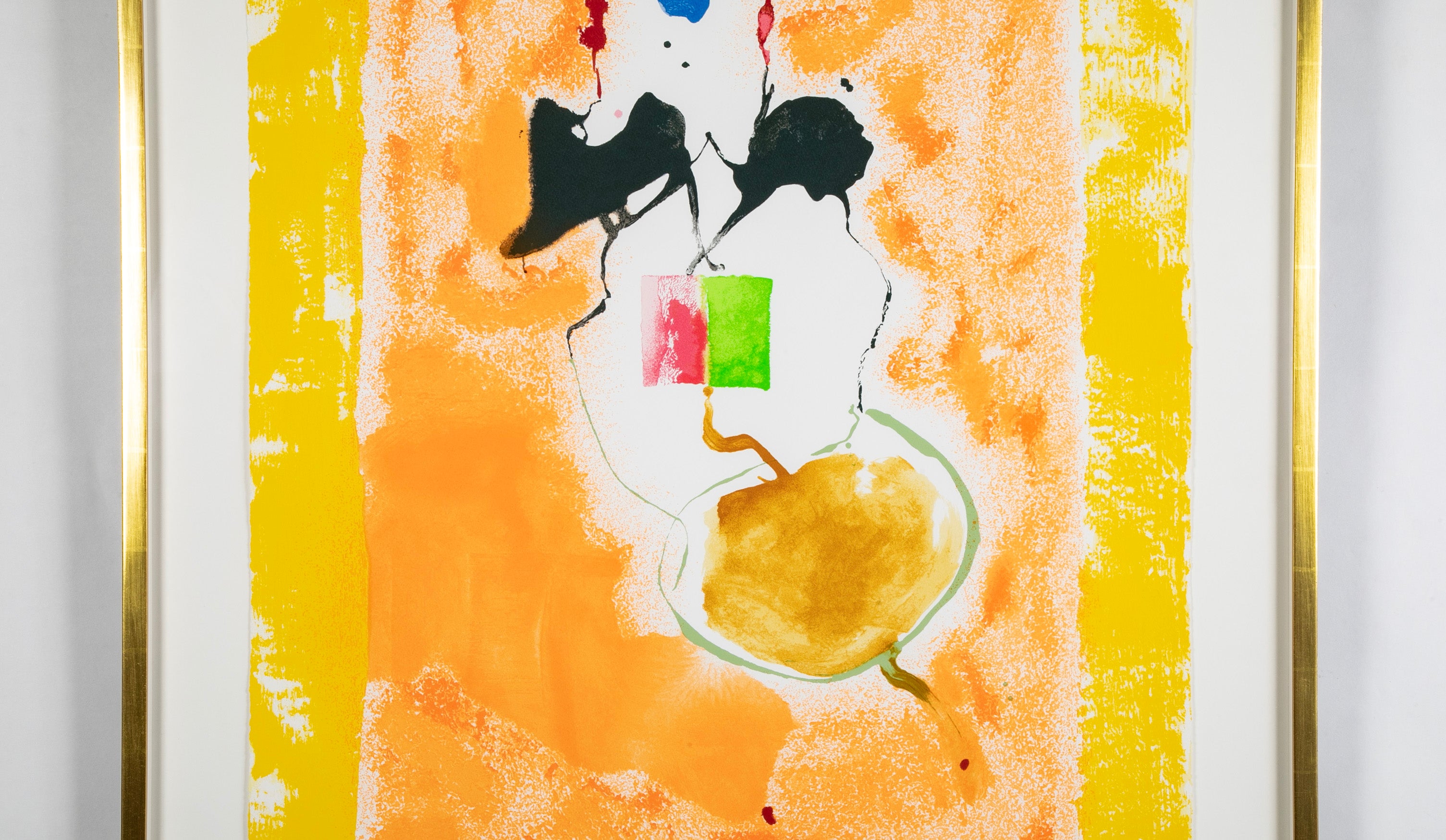 "Solar Imp" Screenprint in Colors by Helen Frankenthaler