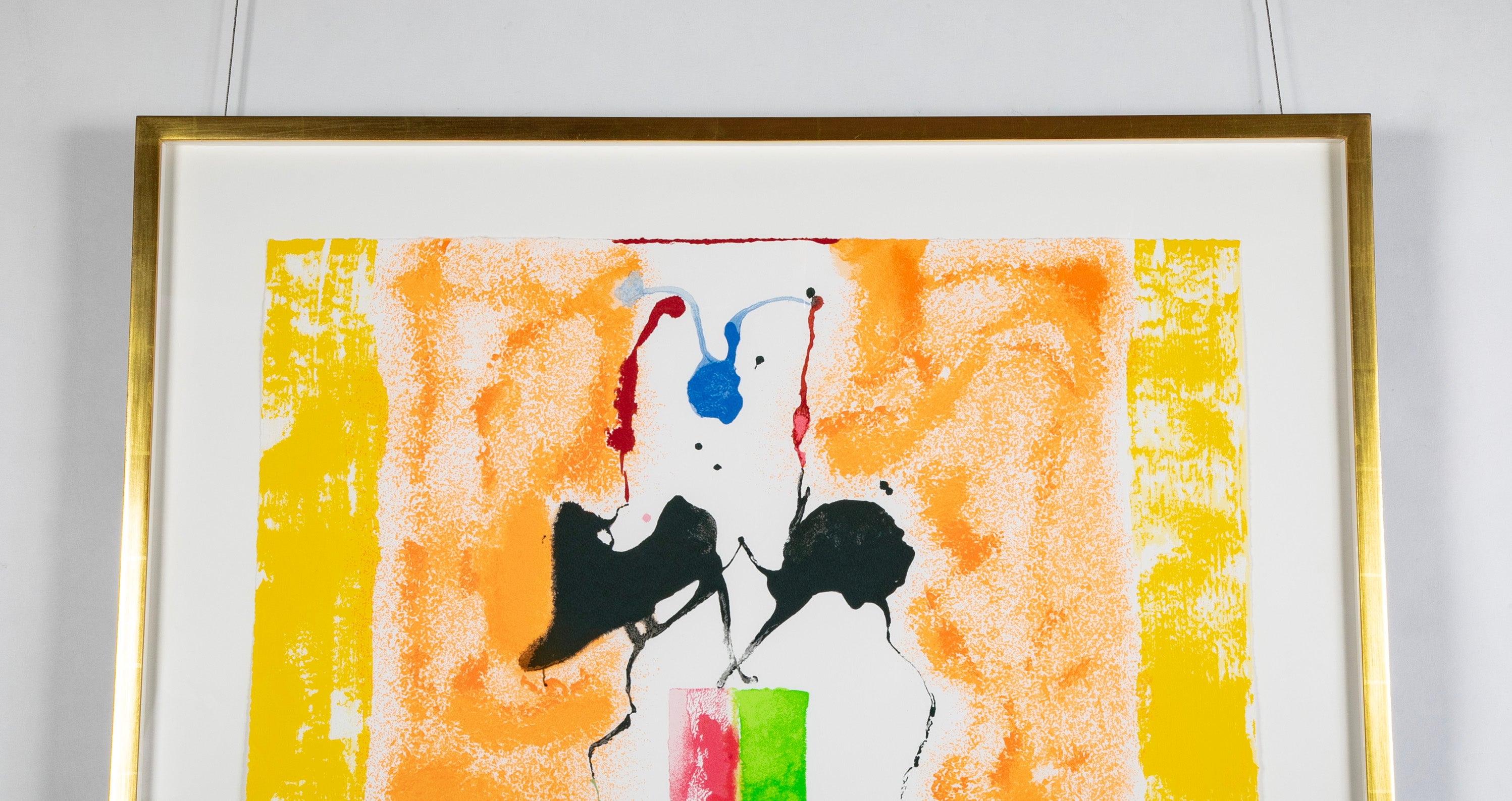 "Solar Imp" Screenprint in Colors by Helen Frankenthaler