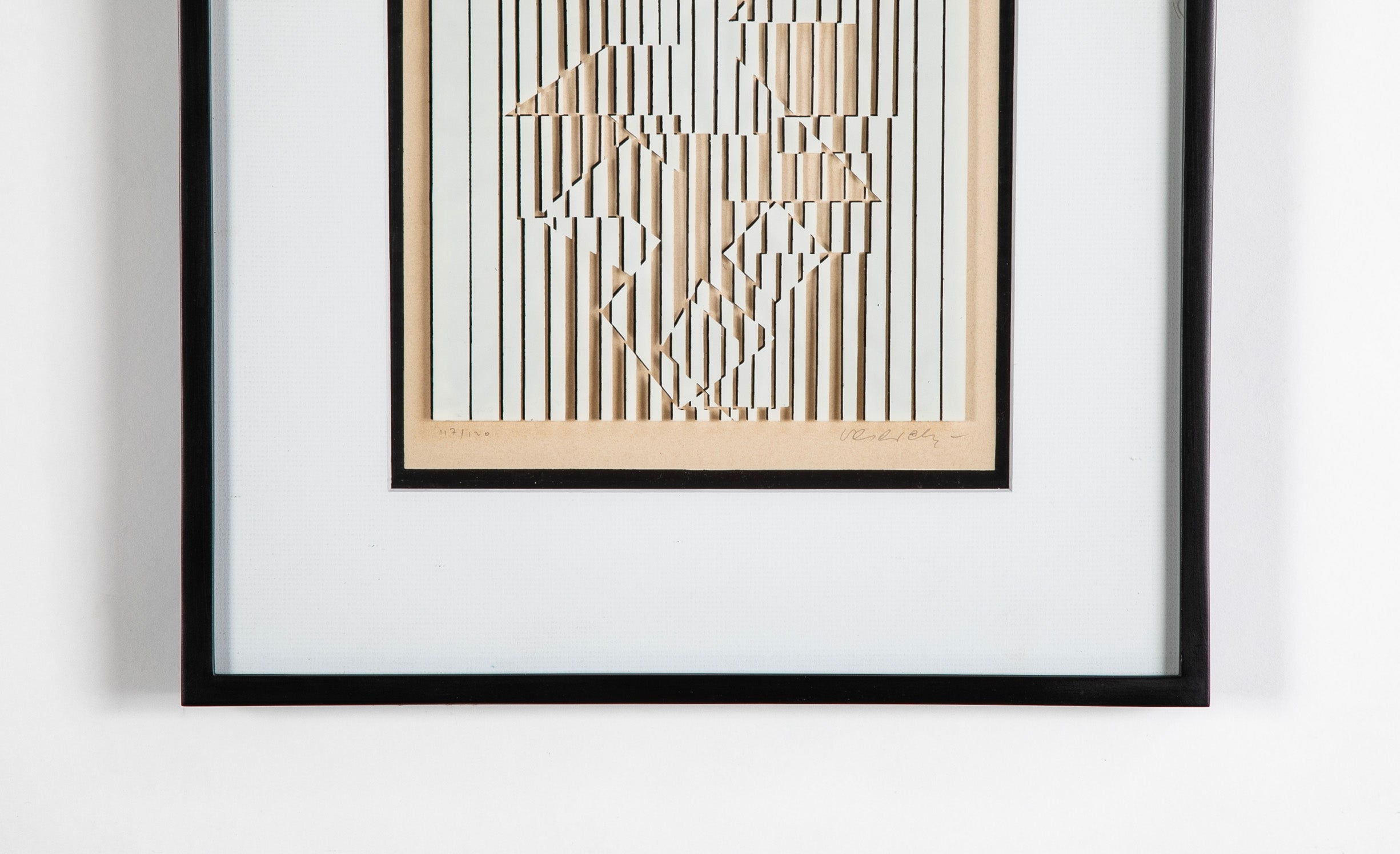 Untitled Screenprint by Franco-Hungarian Artist Victor Vasarely