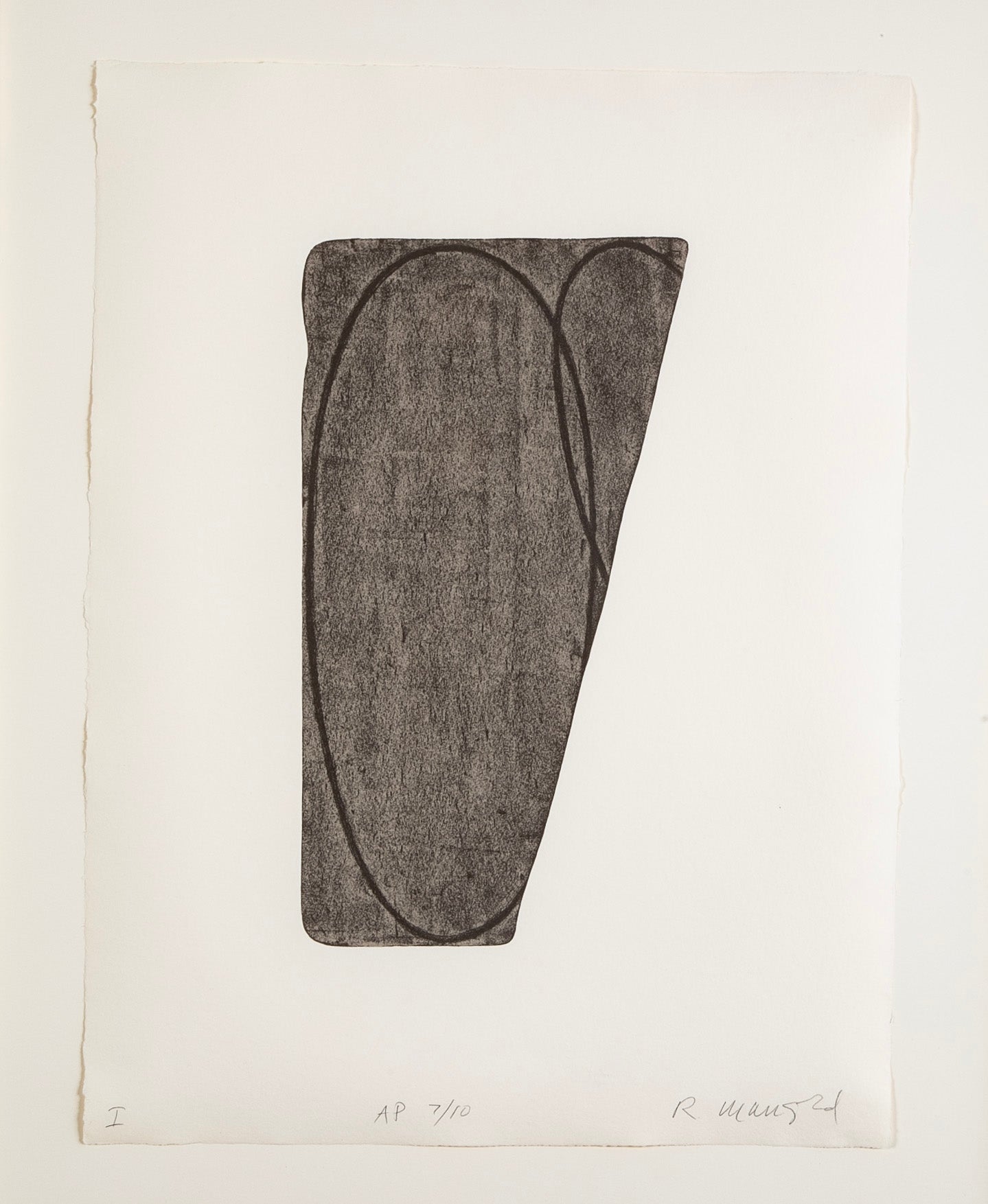7 Lithographs in Colors "Fragment I - VII" by Robert Mangold