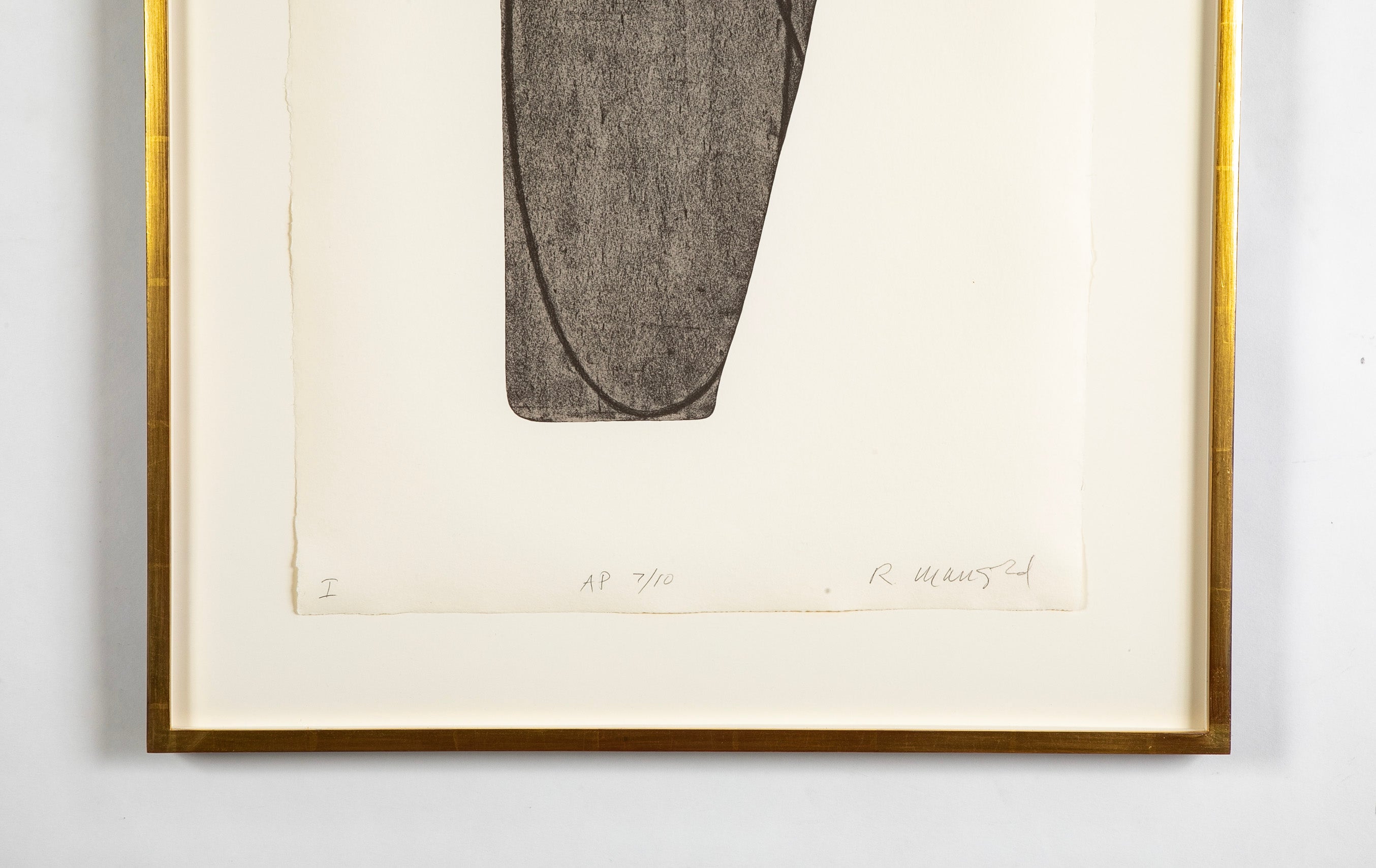 7 Lithographs in Colors "Fragment I - VII" by Robert Mangold