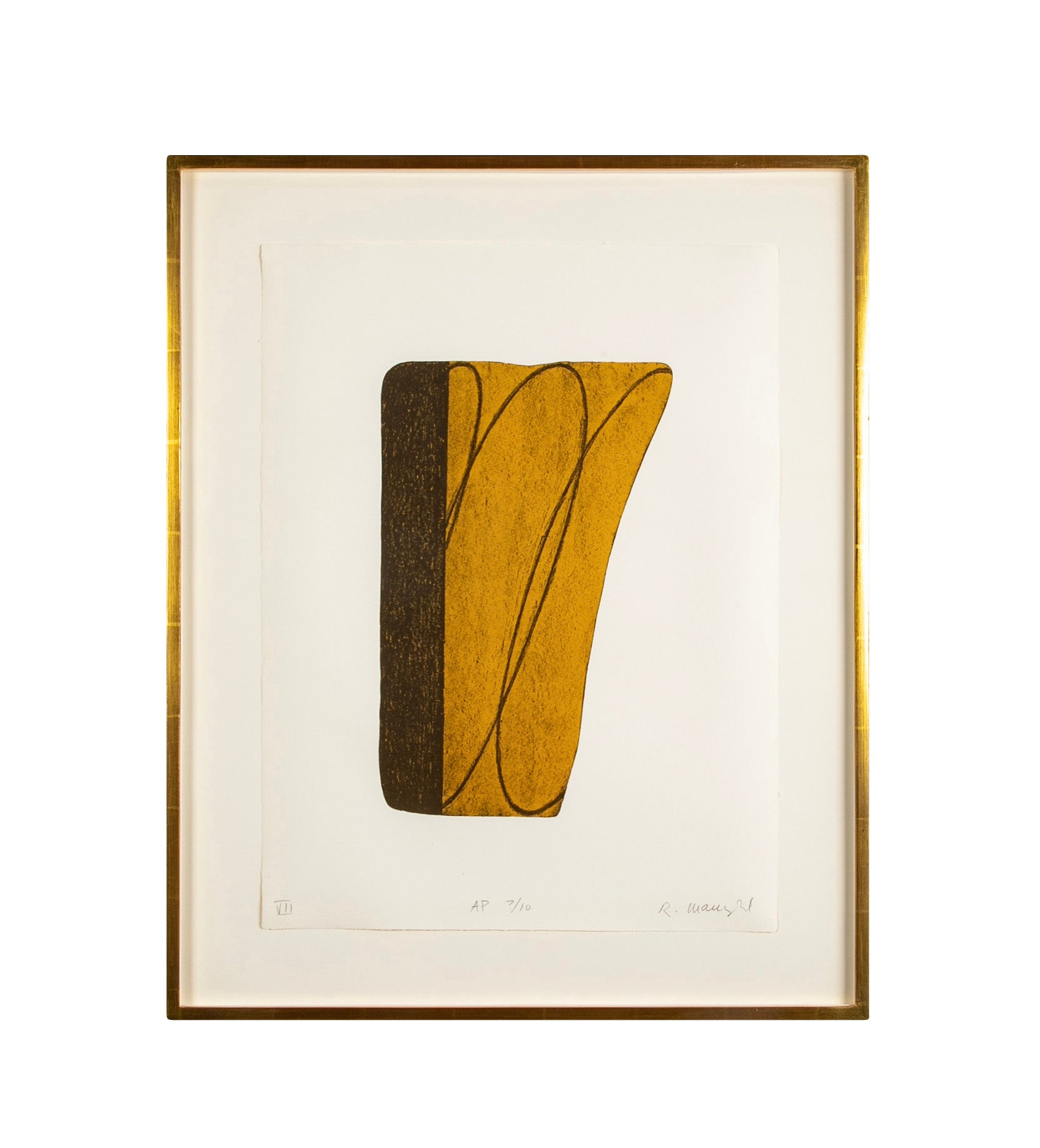 7 Lithographs in Colors "Fragment I - VII" by Robert Mangold