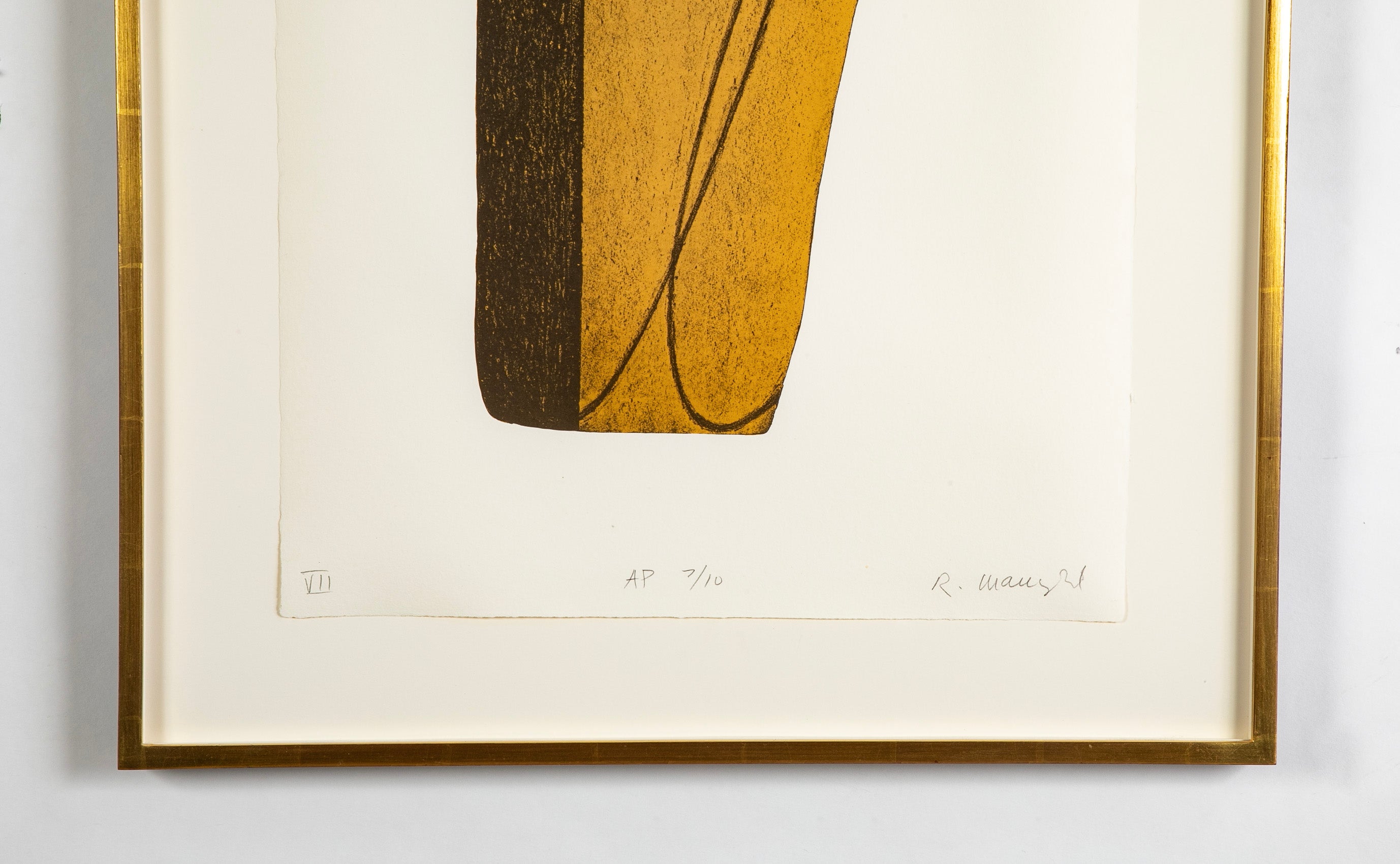 7 Lithographs in Colors "Fragment I - VII" by Robert Mangold