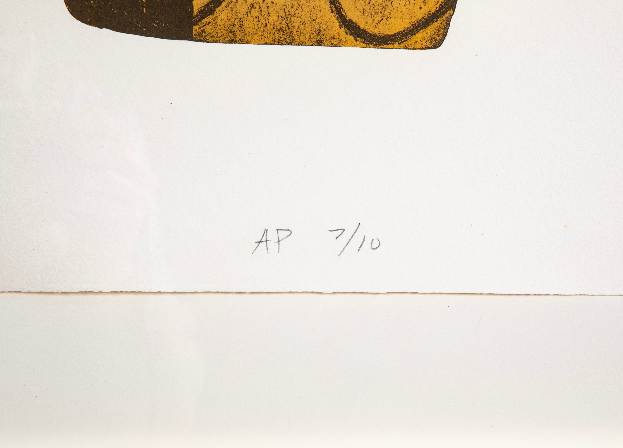7 Lithographs in Colors "Fragment I - VII" by Robert Mangold