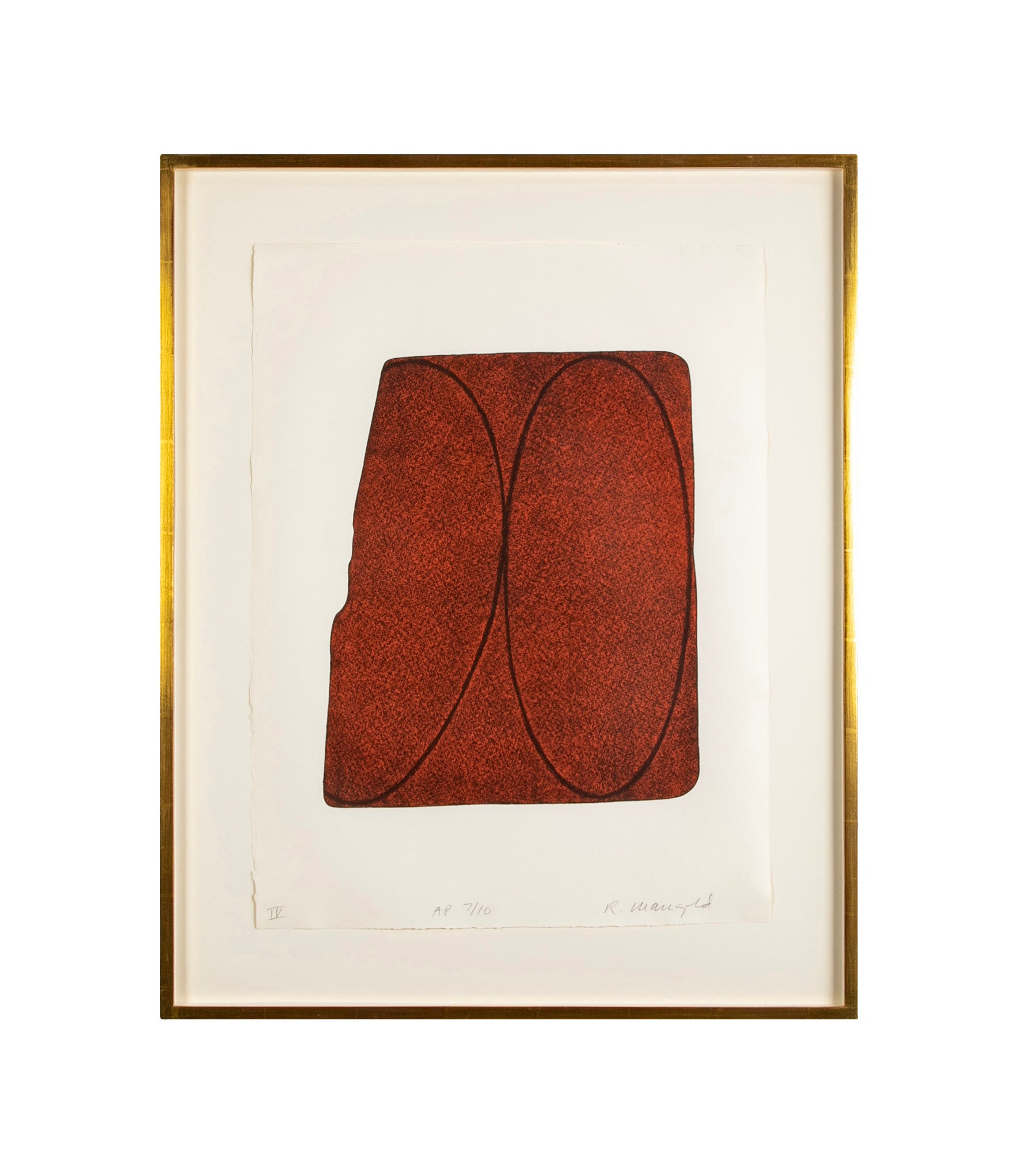 7 Lithographs in Colors "Fragment I - VII" by Robert Mangold