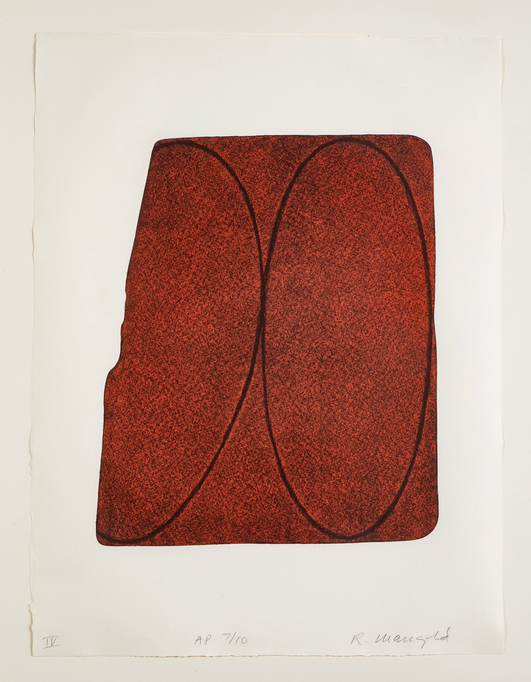 7 Lithographs in Colors "Fragment I - VII" by Robert Mangold