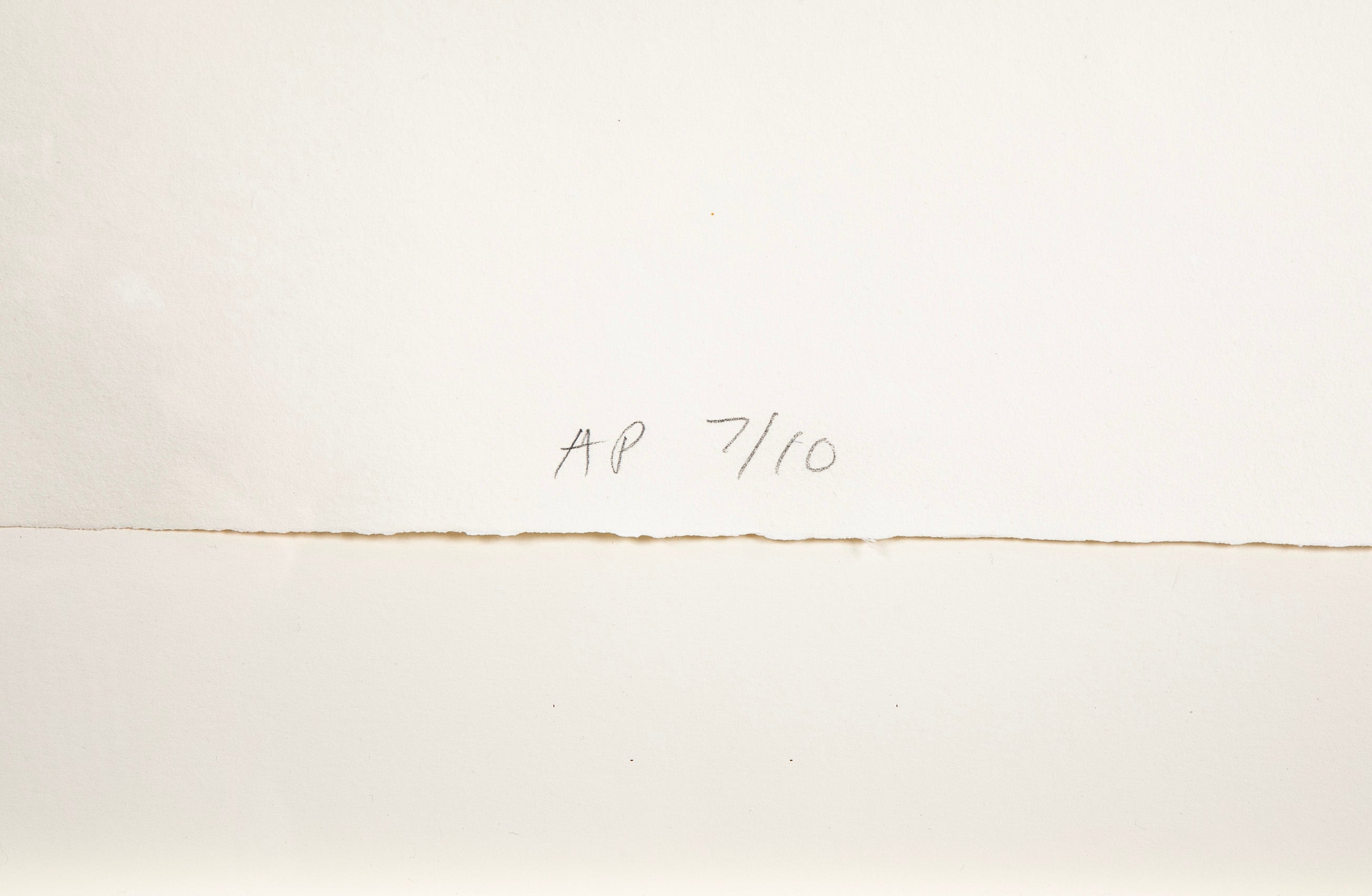 7 Lithographs in Colors "Fragment I - VII" by Robert Mangold