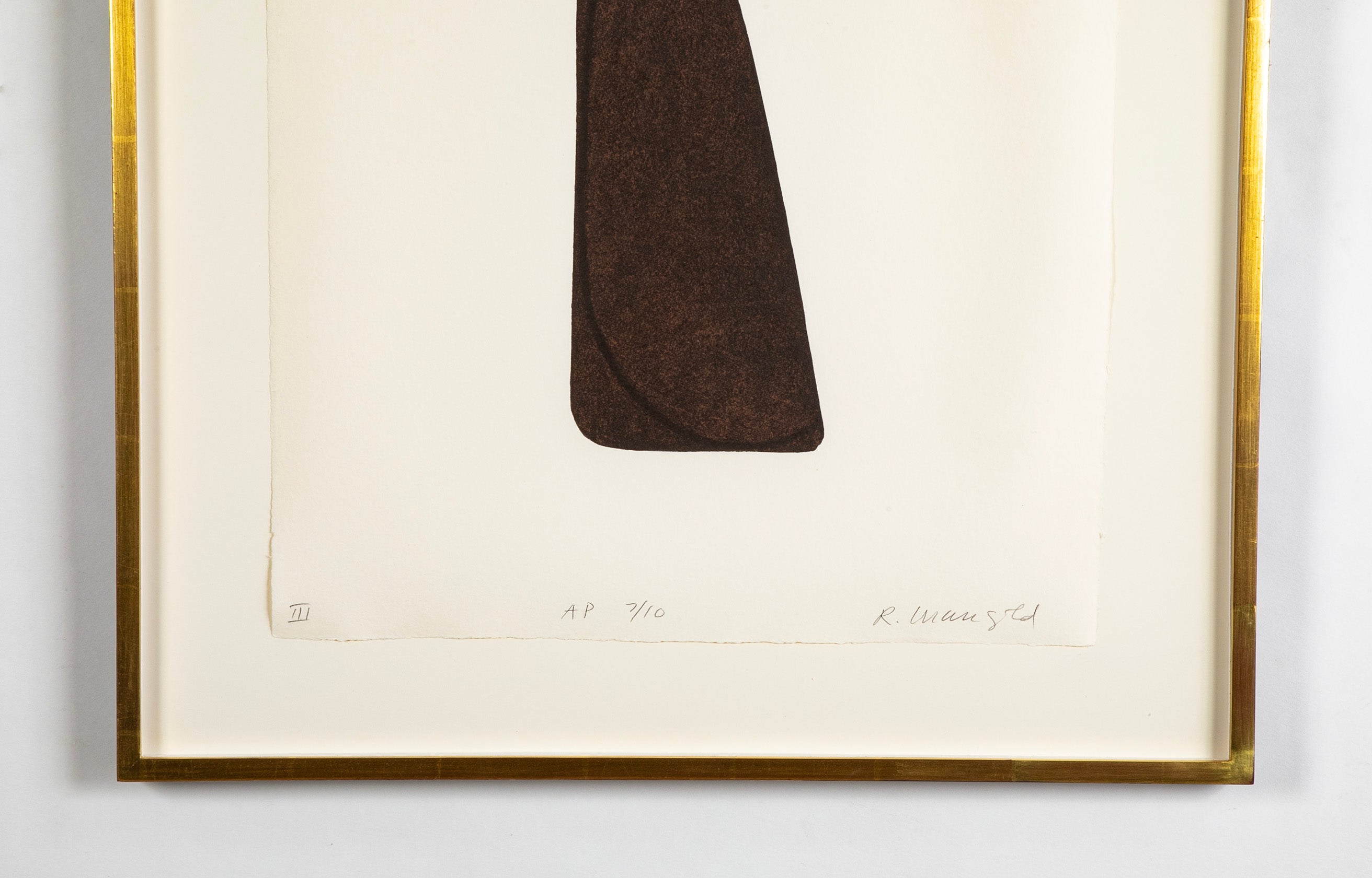 7 Lithographs in Colors "Fragment I - VII" by Robert Mangold