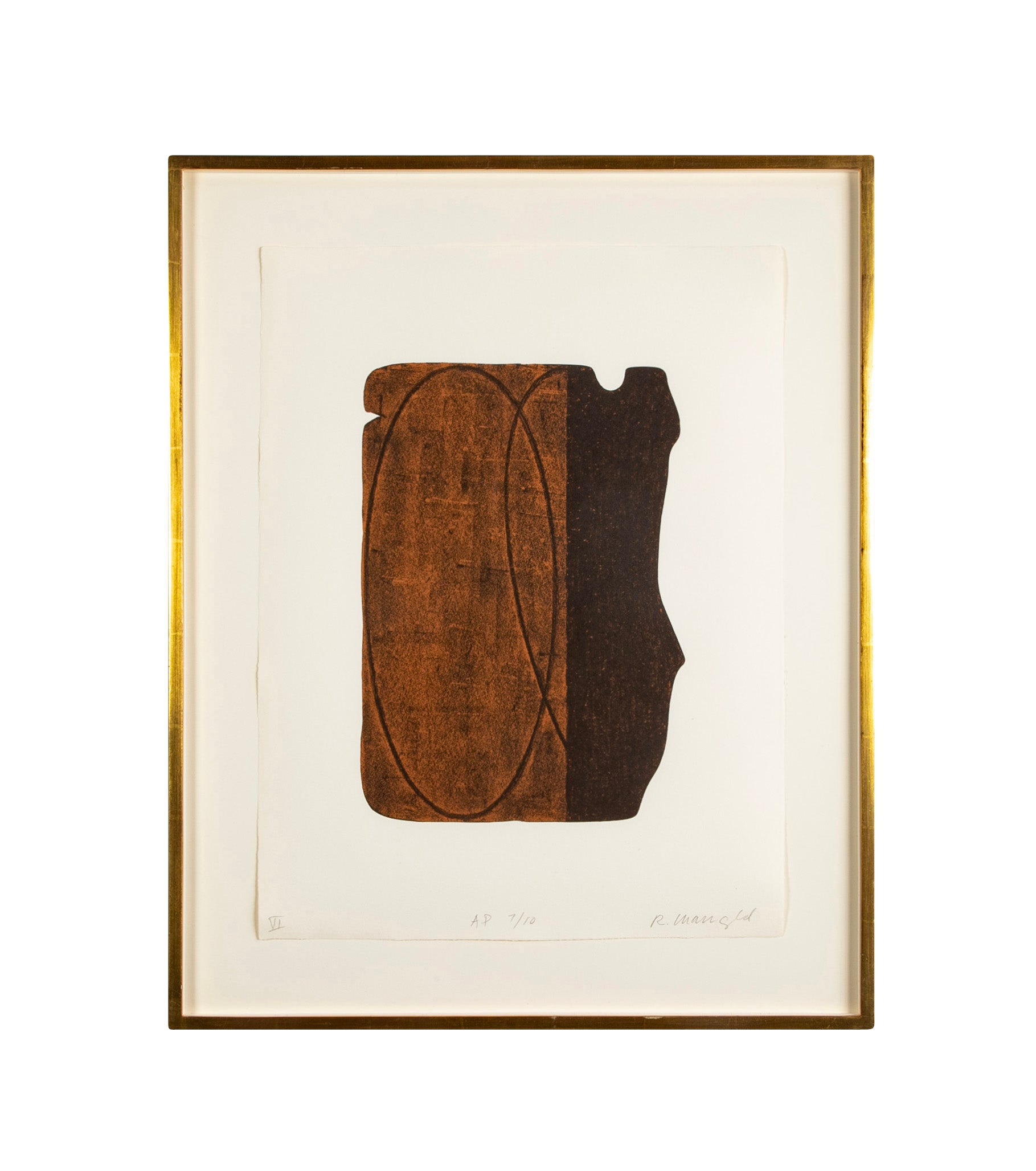 7 Lithographs in Colors "Fragment I - VII" by Robert Mangold