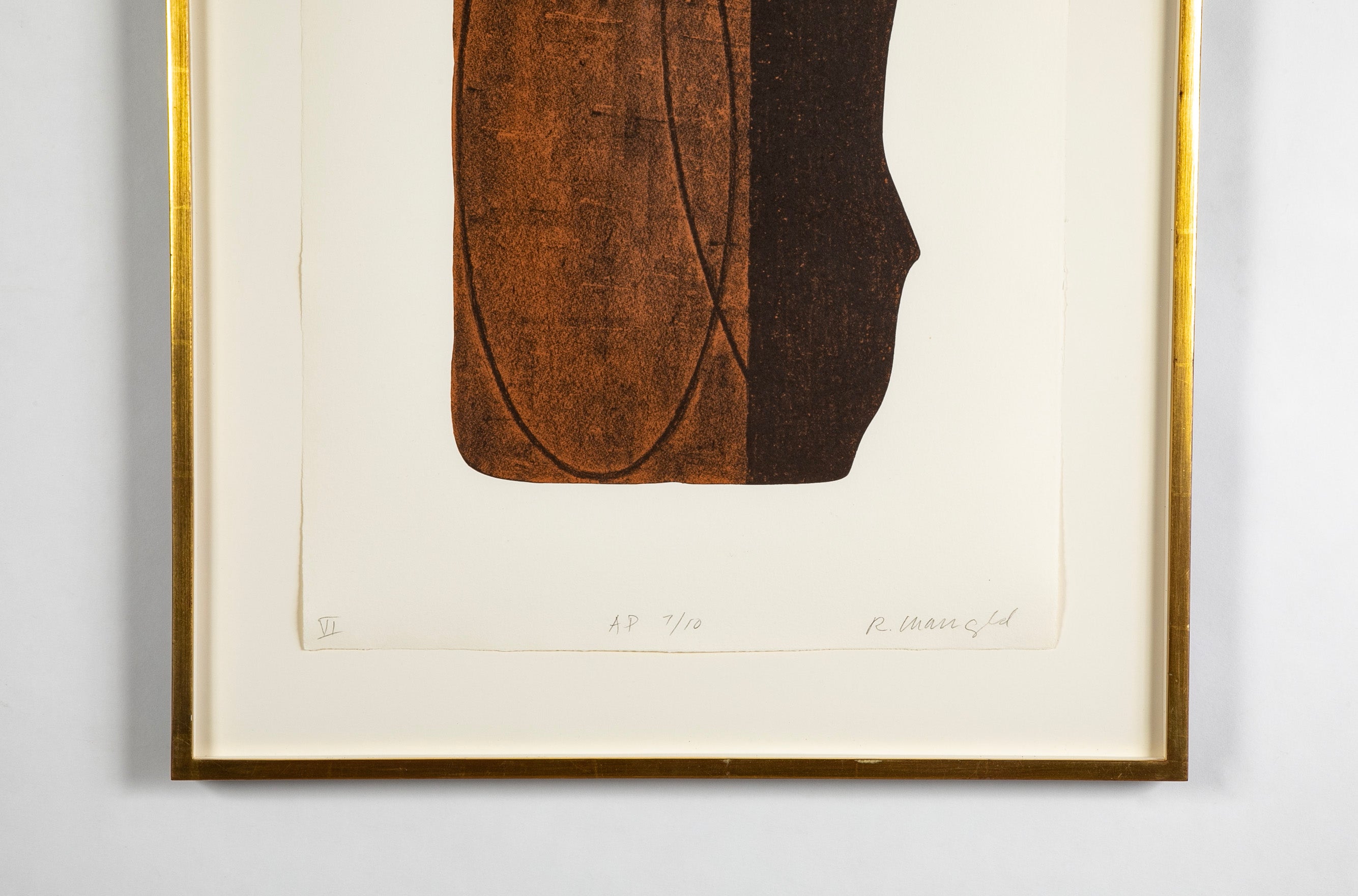 7 Lithographs in Colors "Fragment I - VII" by Robert Mangold