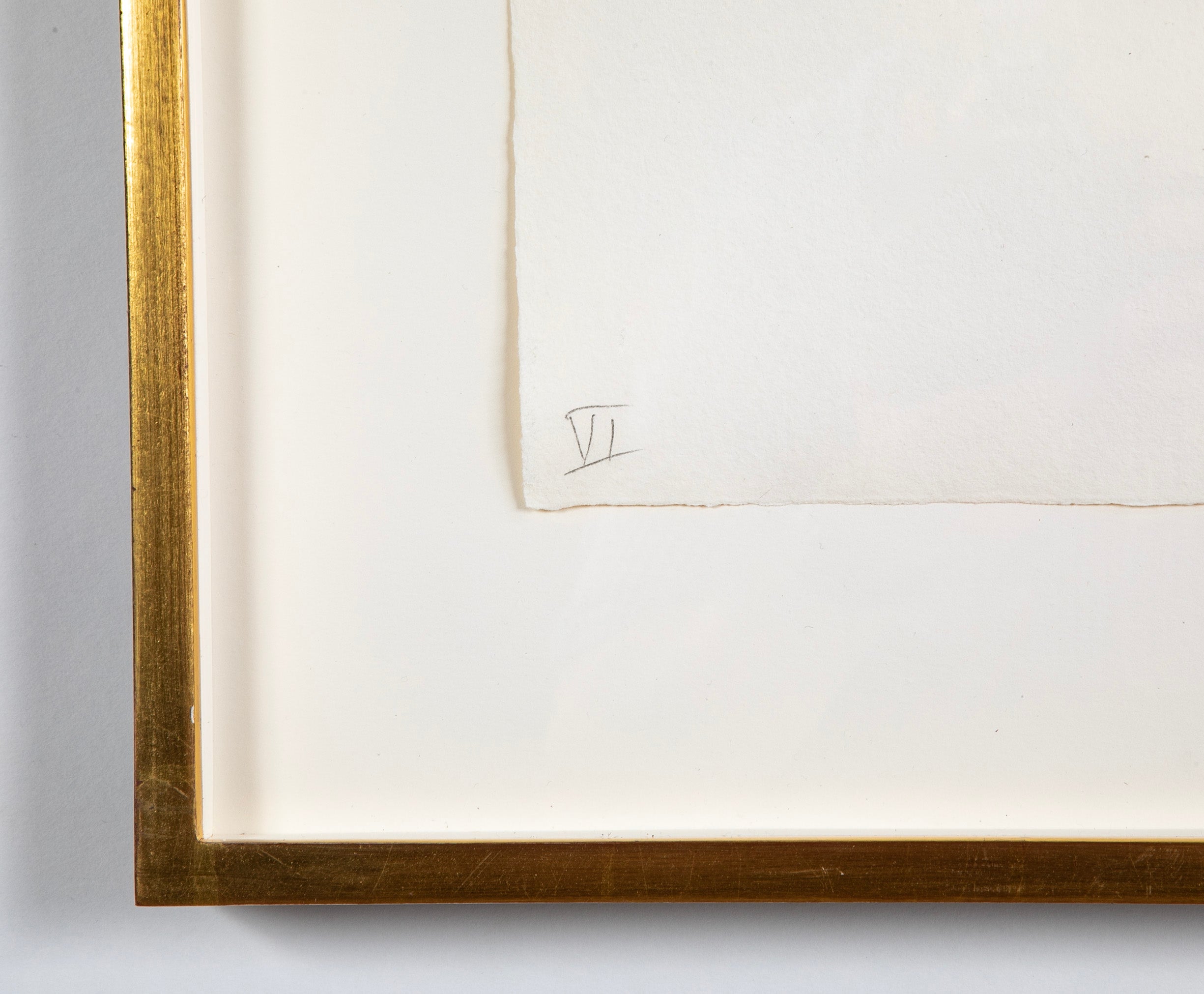 7 Lithographs in Colors "Fragment I - VII" by Robert Mangold