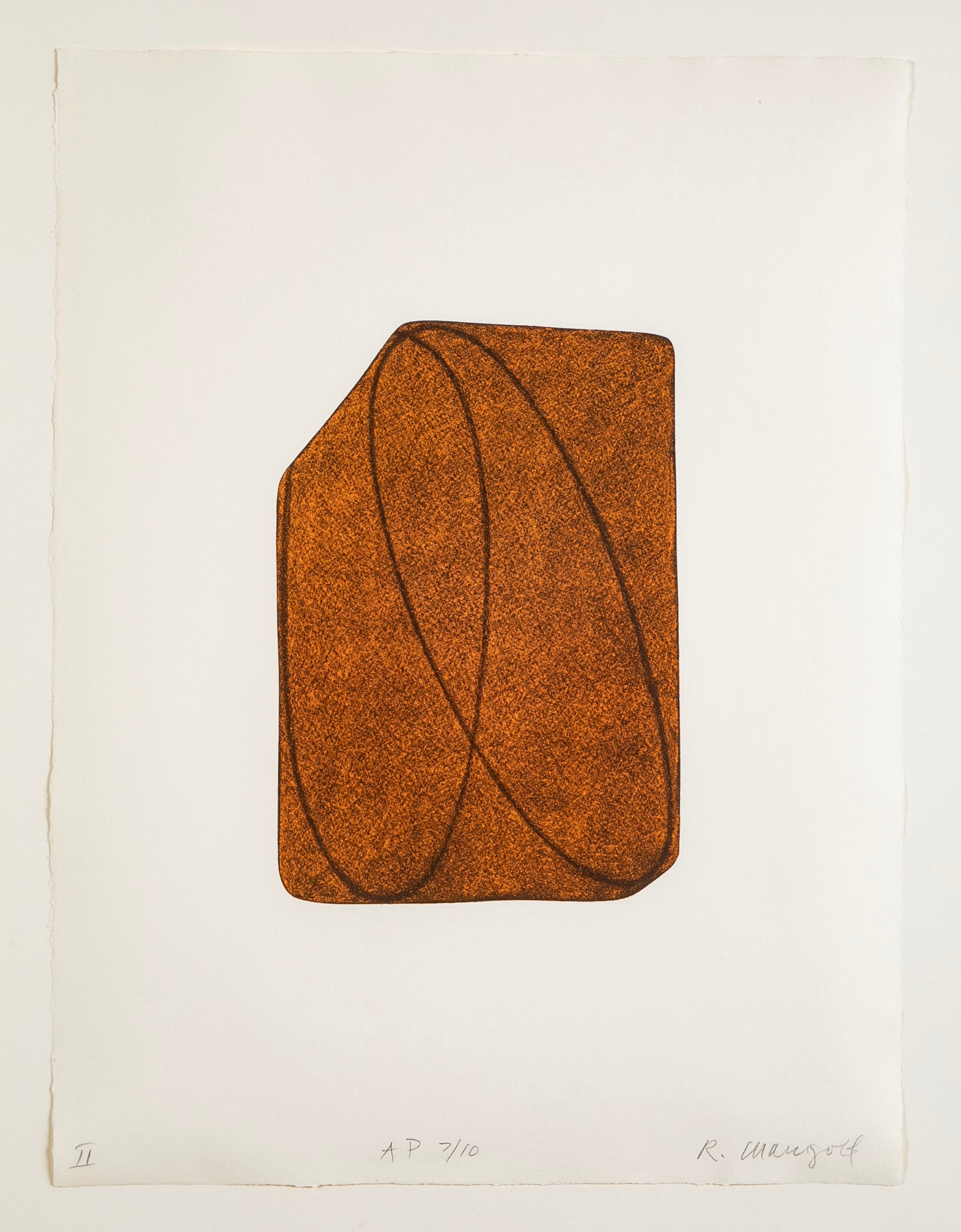 7 Lithographs in Colors "Fragment I - VII" by Robert Mangold