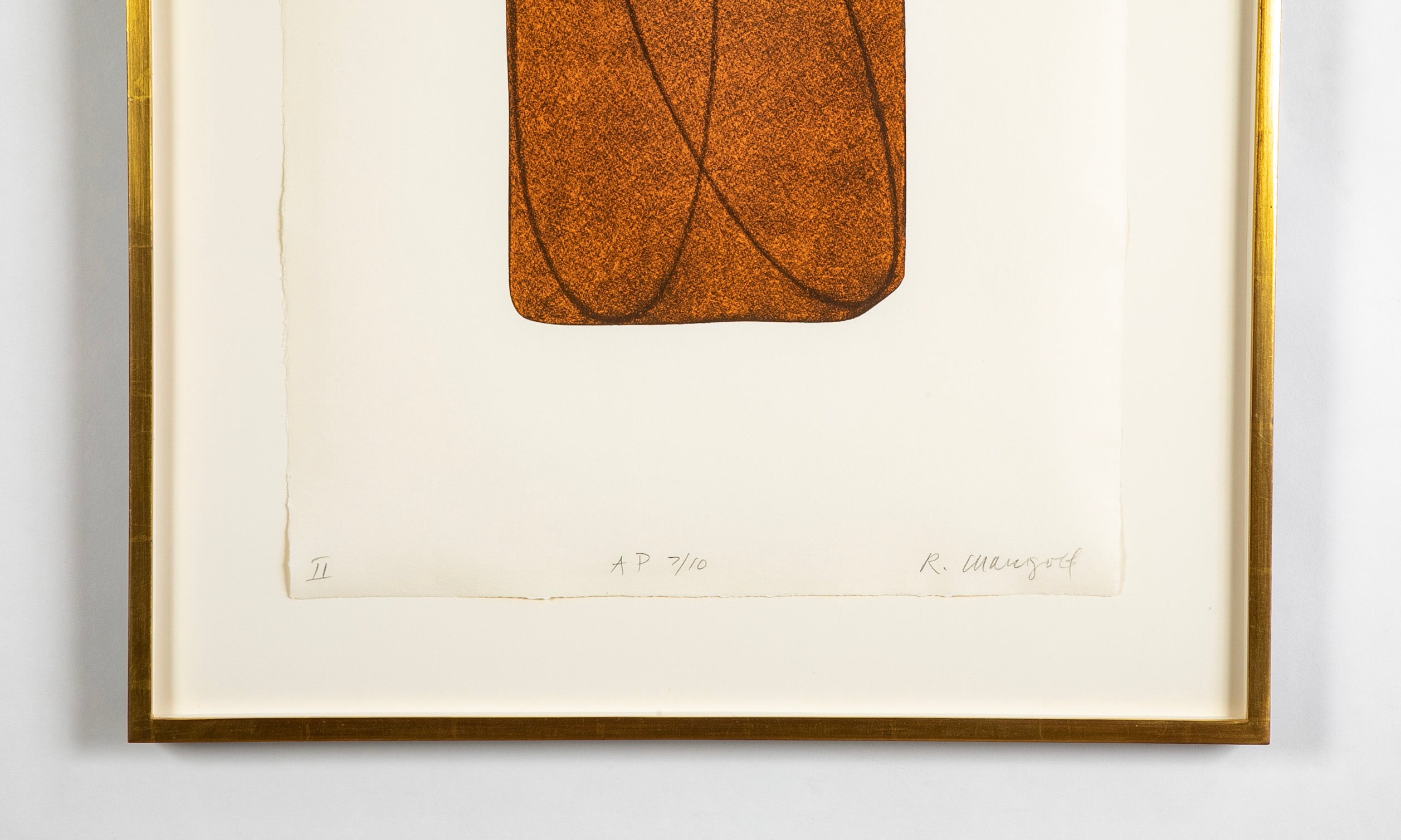 7 Lithographs in Colors "Fragment I - VII" by Robert Mangold