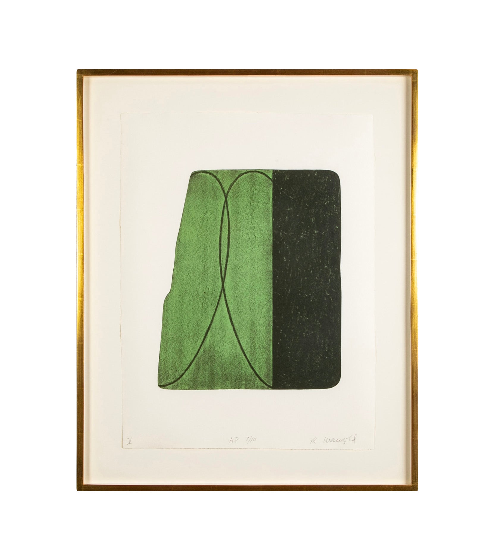 7 Lithographs in Colors "Fragment I - VII" by Robert Mangold