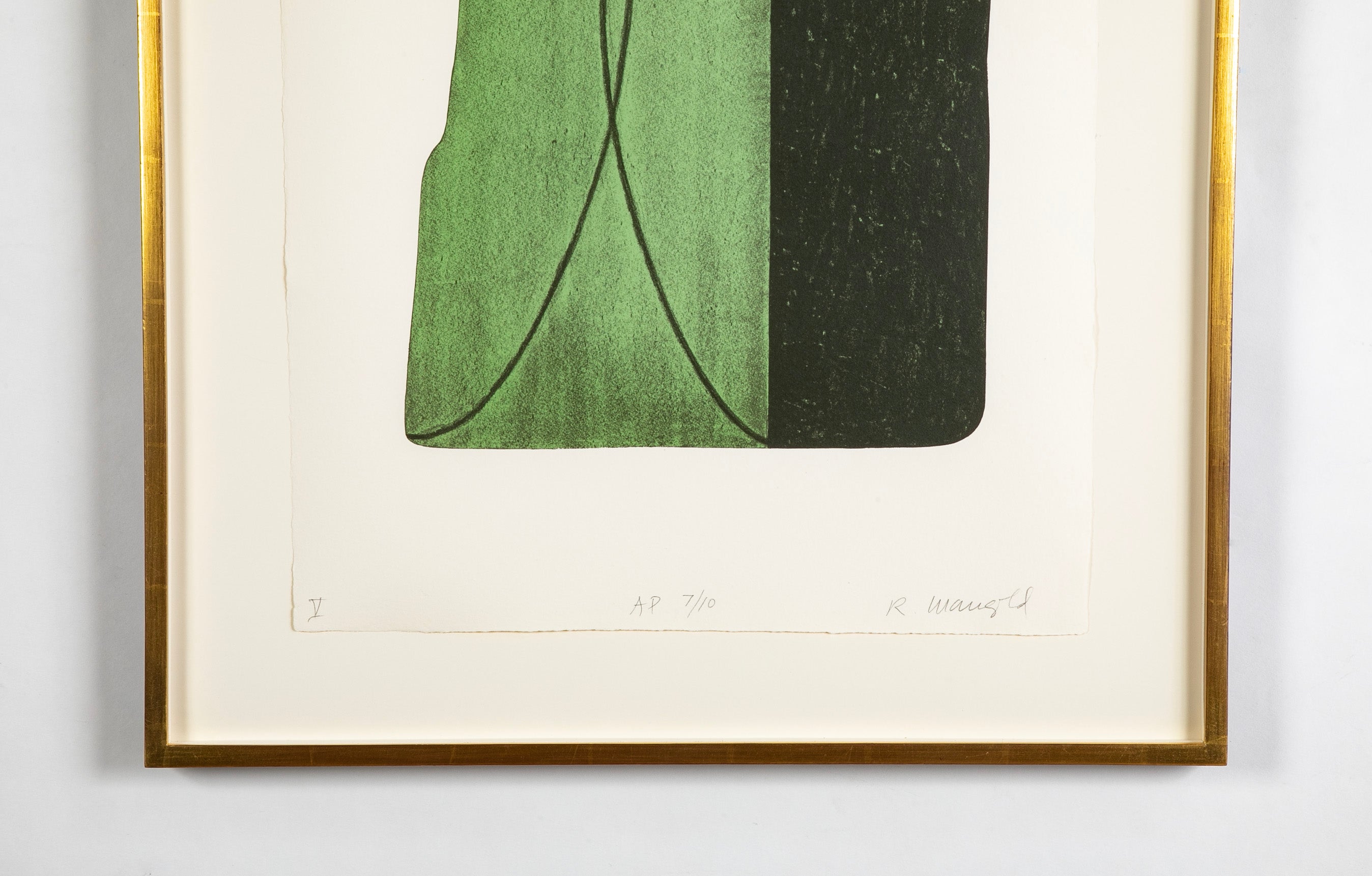7 Lithographs in Colors "Fragment I - VII" by Robert Mangold