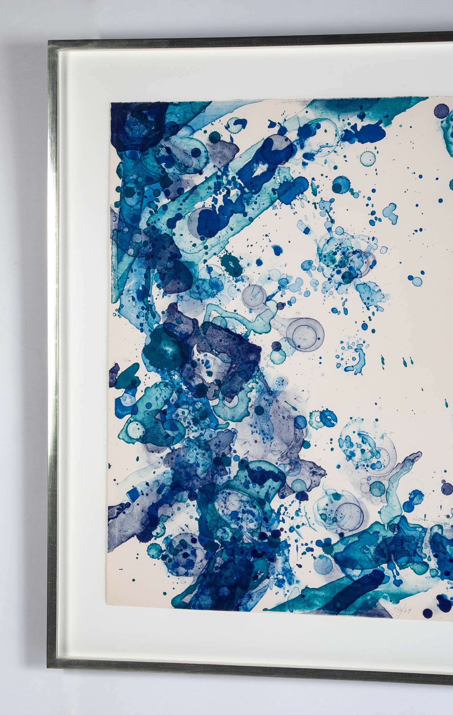 "White Bone" (SF119) Lithograph in Colors by Sam Francis