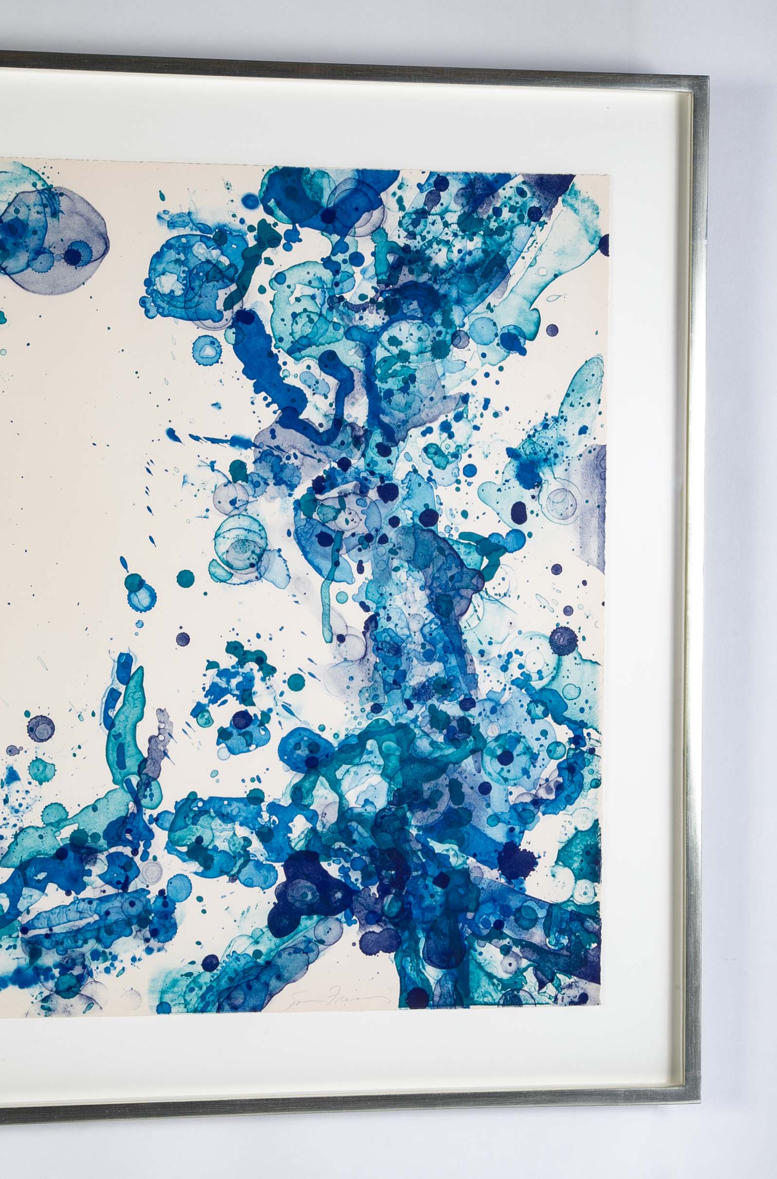 "White Bone" (SF119) Lithograph in Colors by Sam Francis