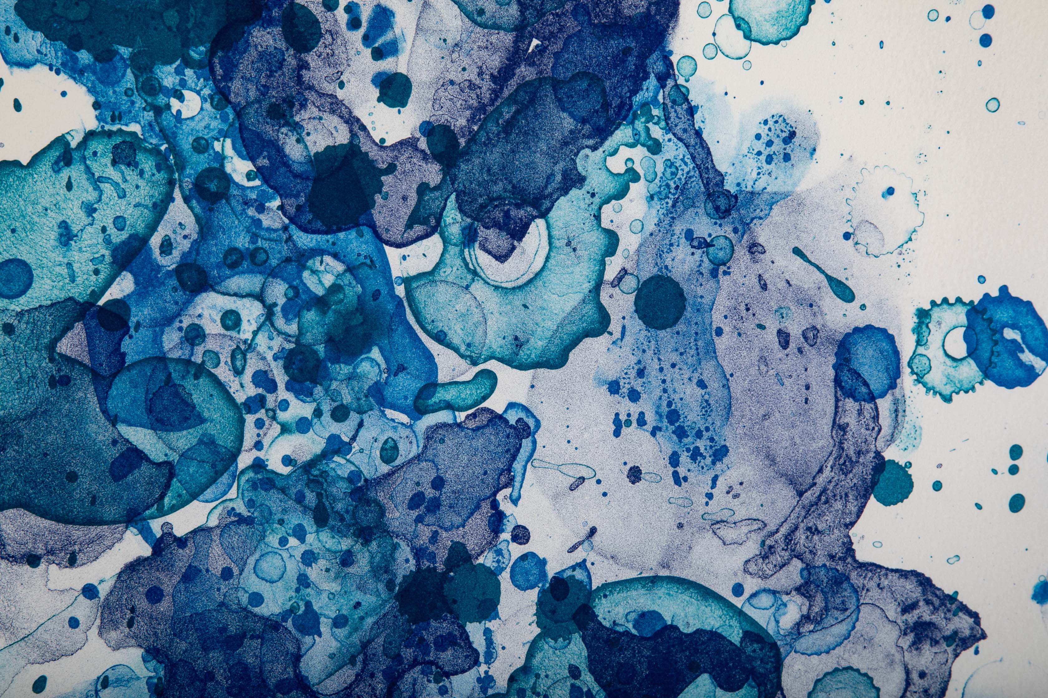 "White Bone" (SF119) Lithograph in Colors by Sam Francis